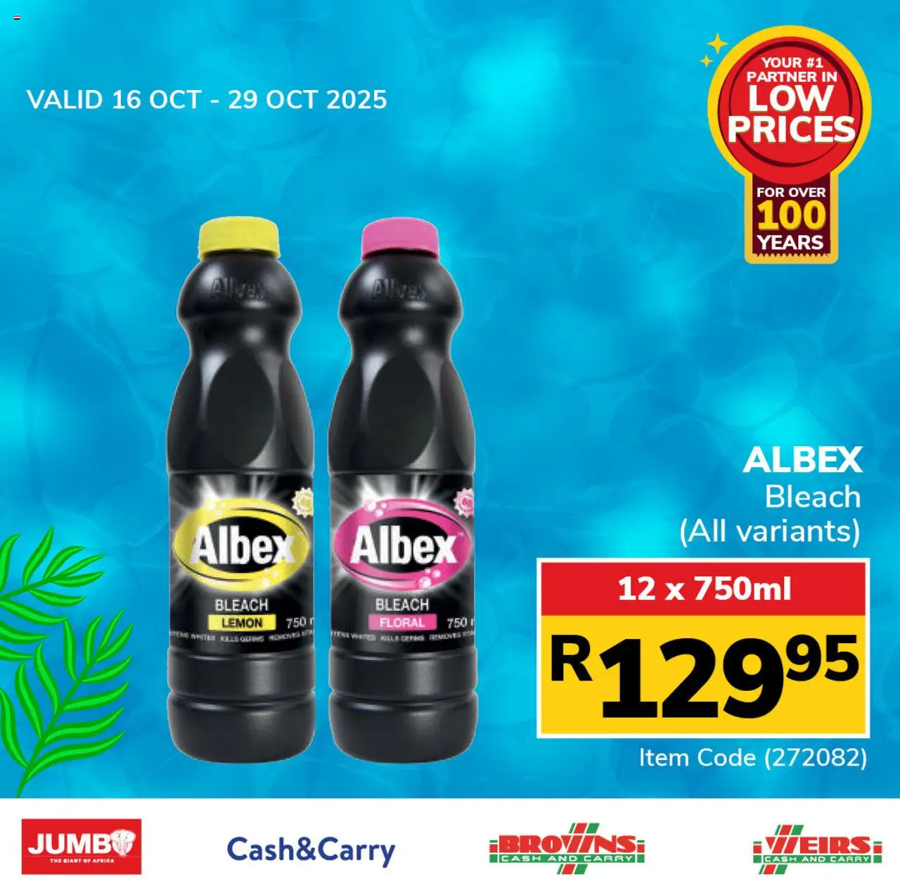 New Jumbo catalogue – valid from 16.10.2025 | Page: 6 | Products: Bleach, Lemon