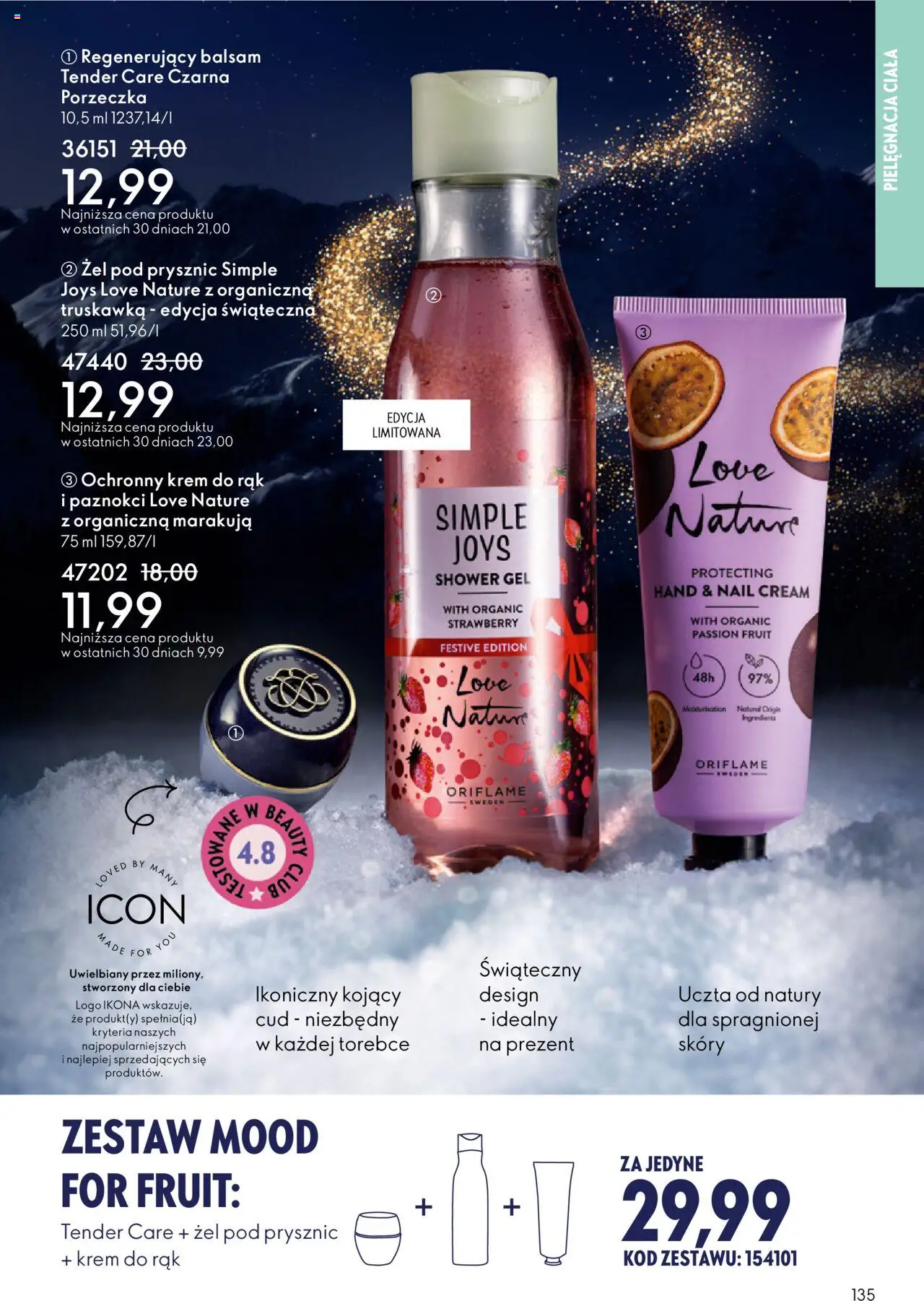 Oriflame Black Friday od 12.11.2025 | Strona: 135 | Produkty: Porzeczka, Prysznic, Krem do rąk, Krem