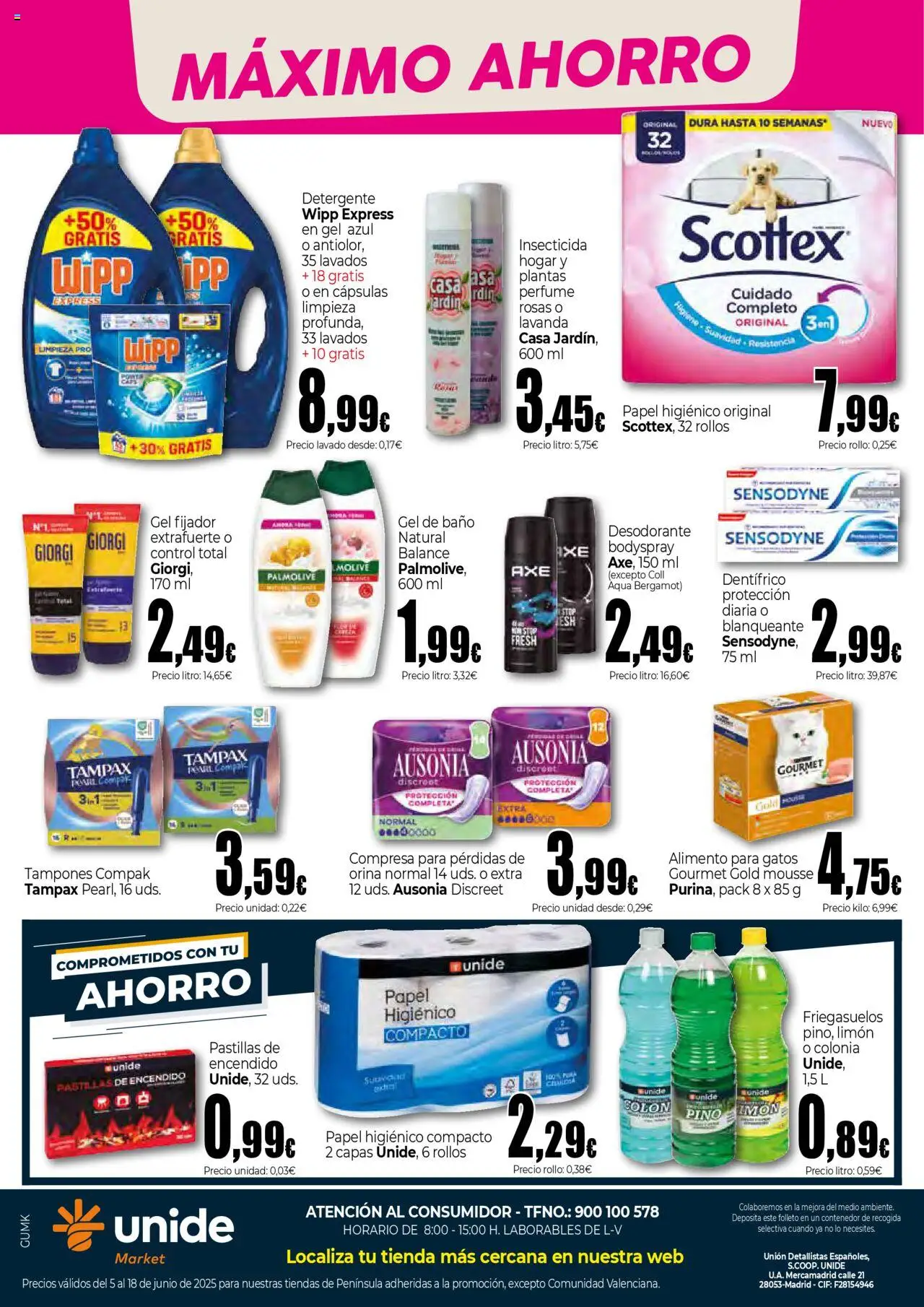 Unide - Market Península │ válido desde el 05.06.2025 | Página: 8 | Productos: Perfume, Gel de baño, Papel higienico, Body