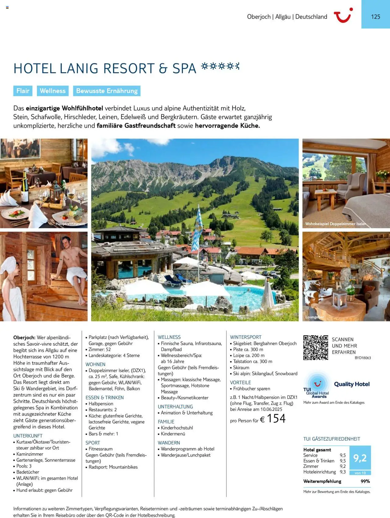 TUI Prospekt 	 – gültig ab 01.11.2024 | Seite: 125 | Produkte: Küche, Kühlschrank, Ski, Snowboard