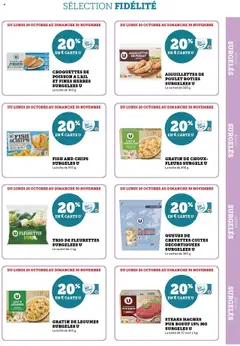 Hyper U - Prévisualisation de Hyper U - Ma Sélection Carte U Octobre valide à partir de 20.10.2025 | Page: 39 | Produits: Crevettes, Poisson, Crème fraiche, Chips