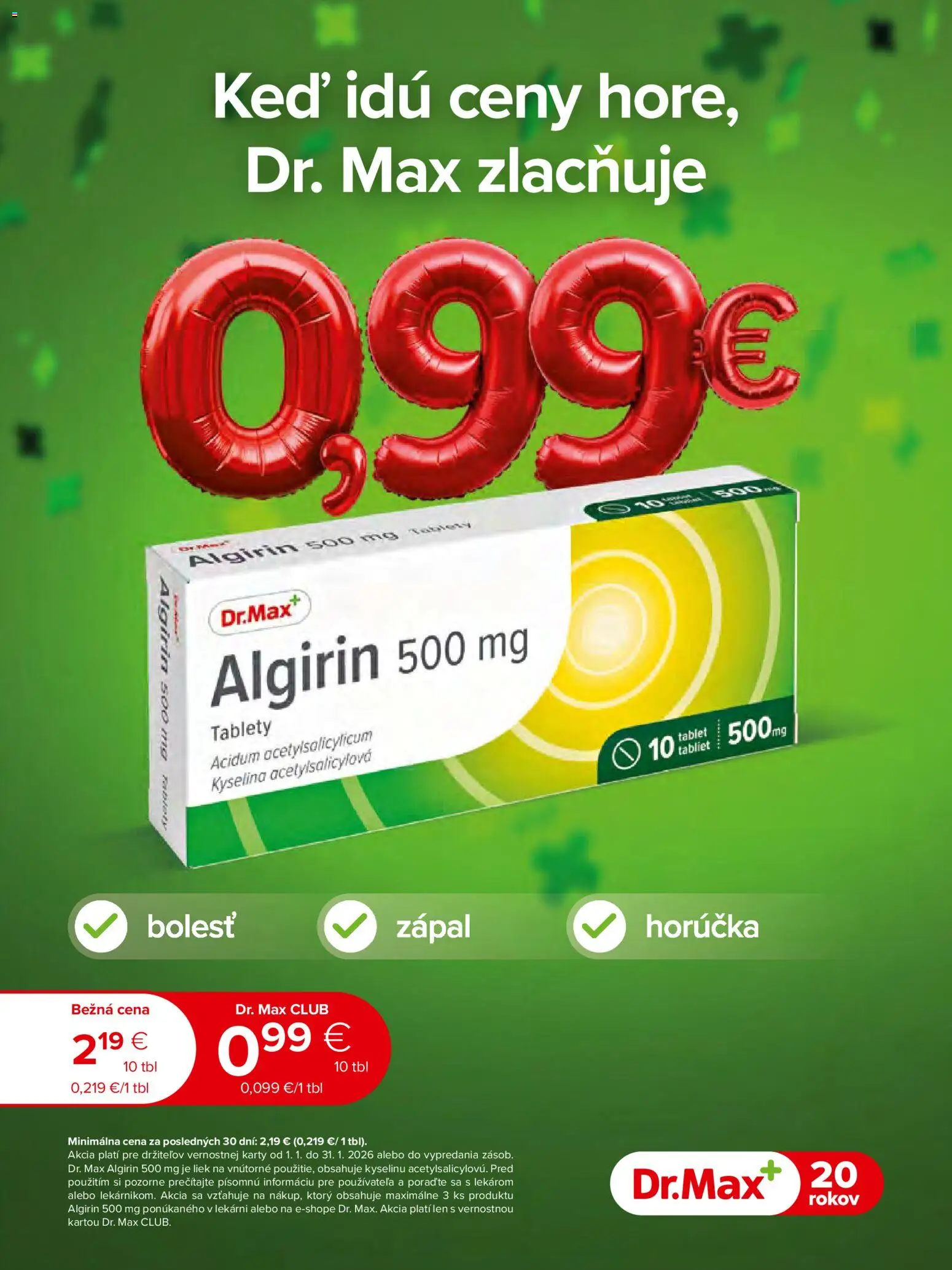 Nové Dr. Max akcie – leták je platný od 01.01.2026 | Strana: 16 | Produkty: Tablet