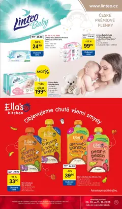 Náhled letáku Linteo Baby Dětské vlhčené ubrousky s aloe vera, 80 ks Dětské vlhčené ubrousky s aloe vera od 29.10.2025 | Strana: 31