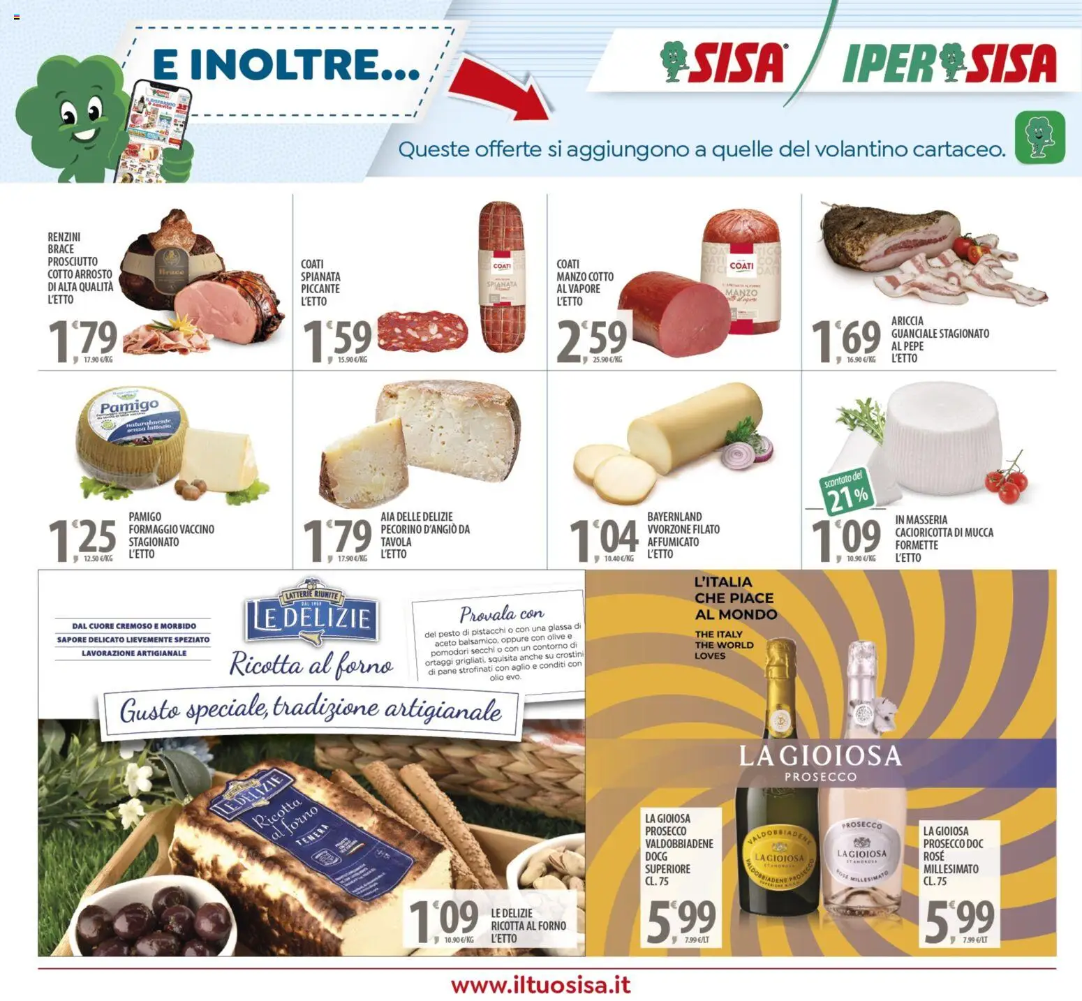 Volantino SISA del 05.12.2025 | Pagina: 18 | Prodotti: Olive, Aceto, Ricotta, Pistacchi