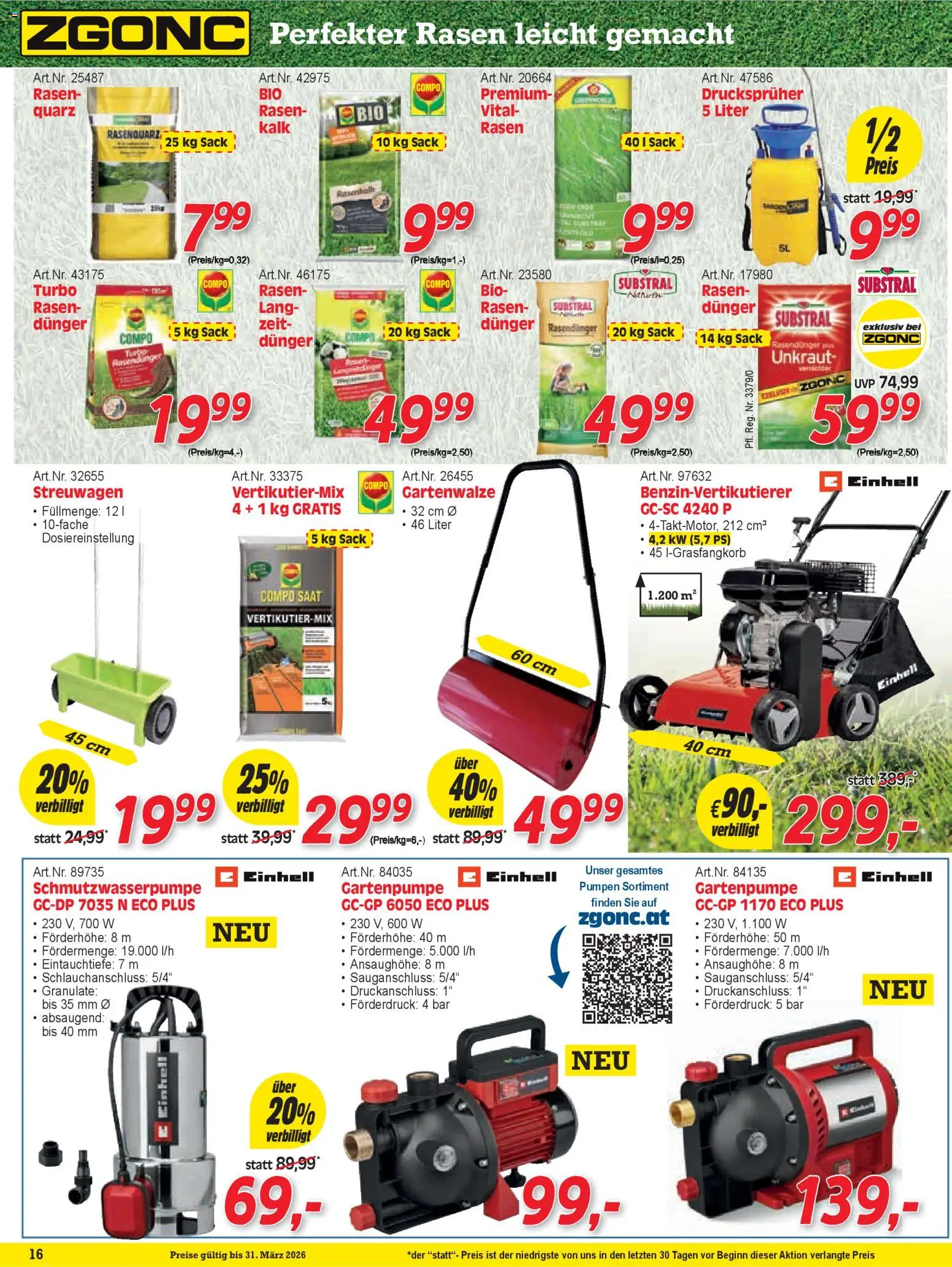 Zgonc Flugblatt März II 2026 gültig ab 01.02.2026 | Seite: 16