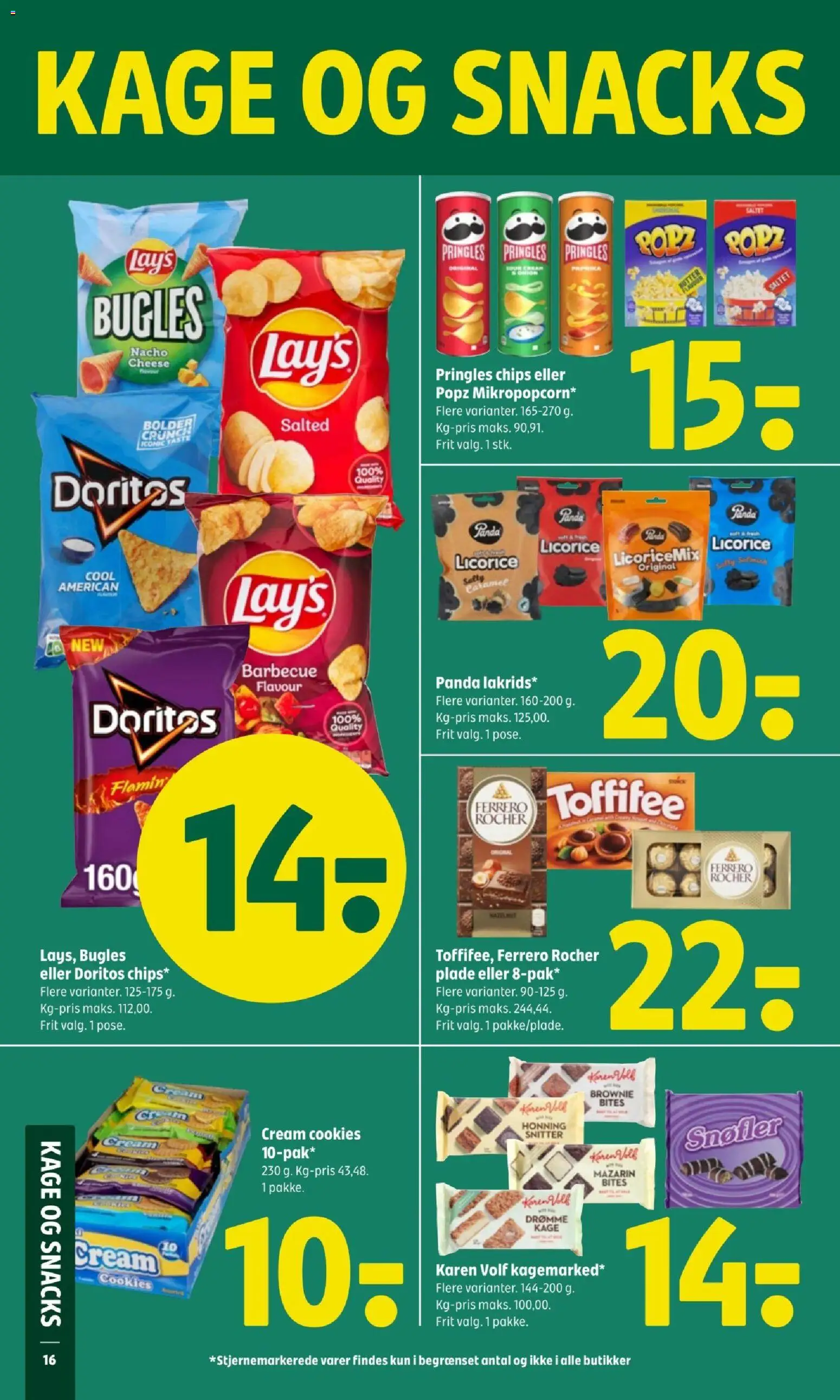 Coop 365 tilbudsavis – gyldig fra 11.12.2025 | Side: 18 | Produkter: Chips, Cookies, Popcorn, Honning