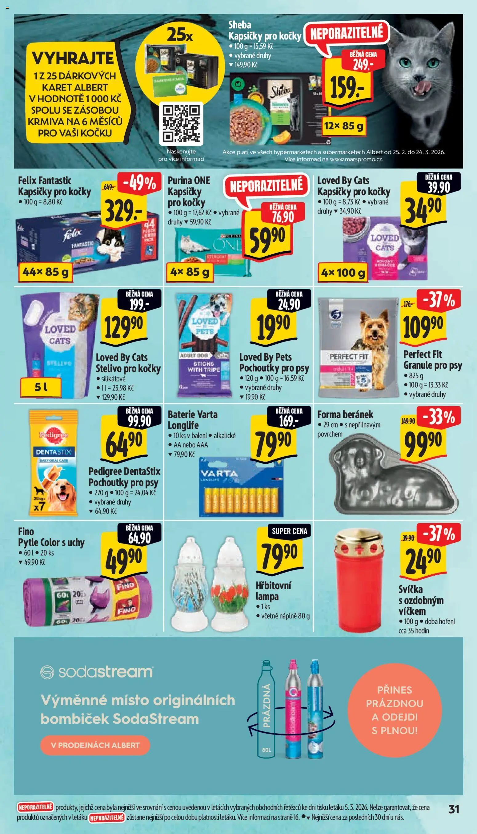 Albert leták - Supermarket od 11.03.2026 | Strana: 39 | Produkty: Felix fantastic, Forma, Sodastream, Lampa
