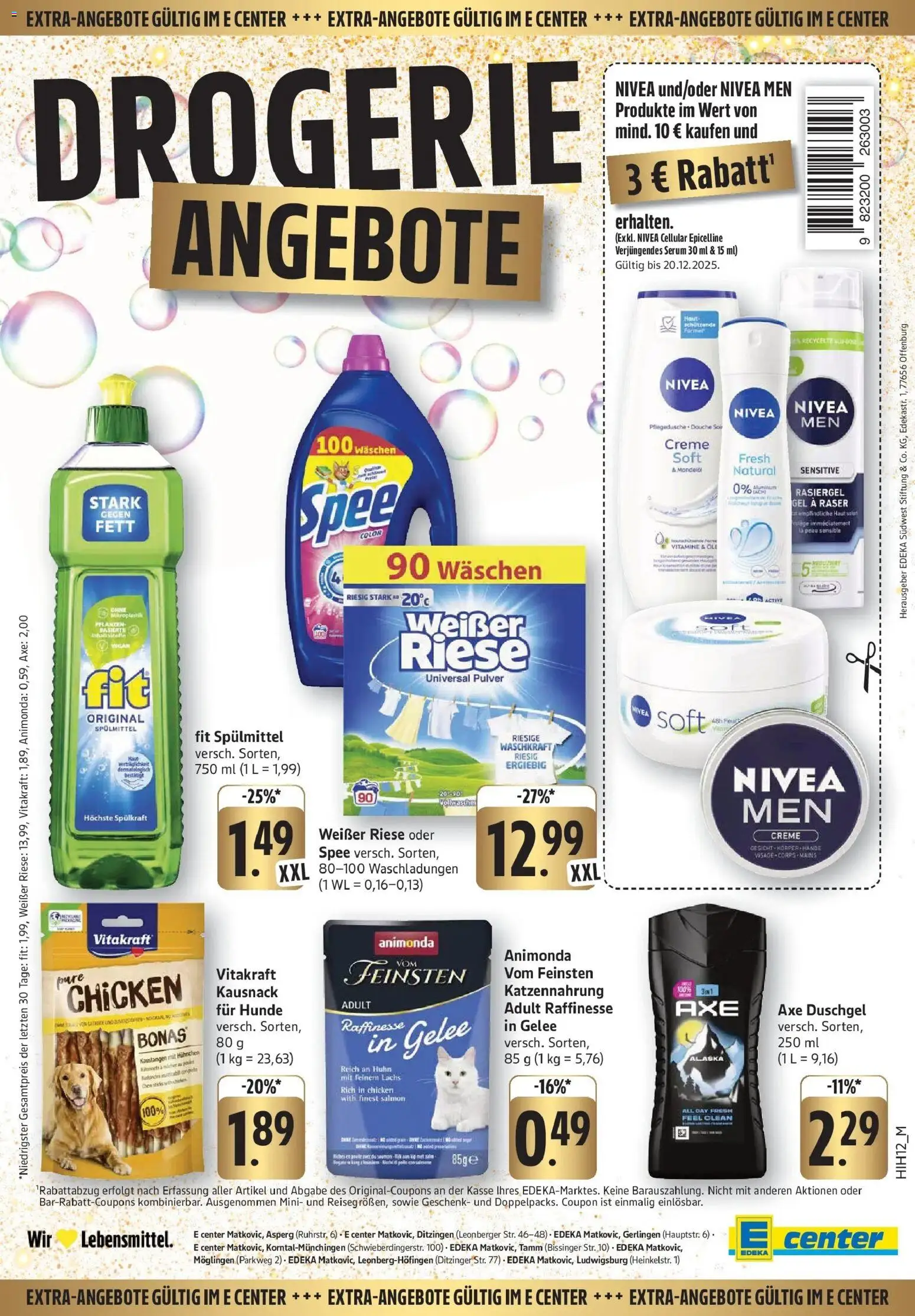 Edeka prospekt Möglingen	 – gültig ab 14.12.2025 | Seite: 46 | Produkte: Duschgel, Spee, Shower Gel, Serum
