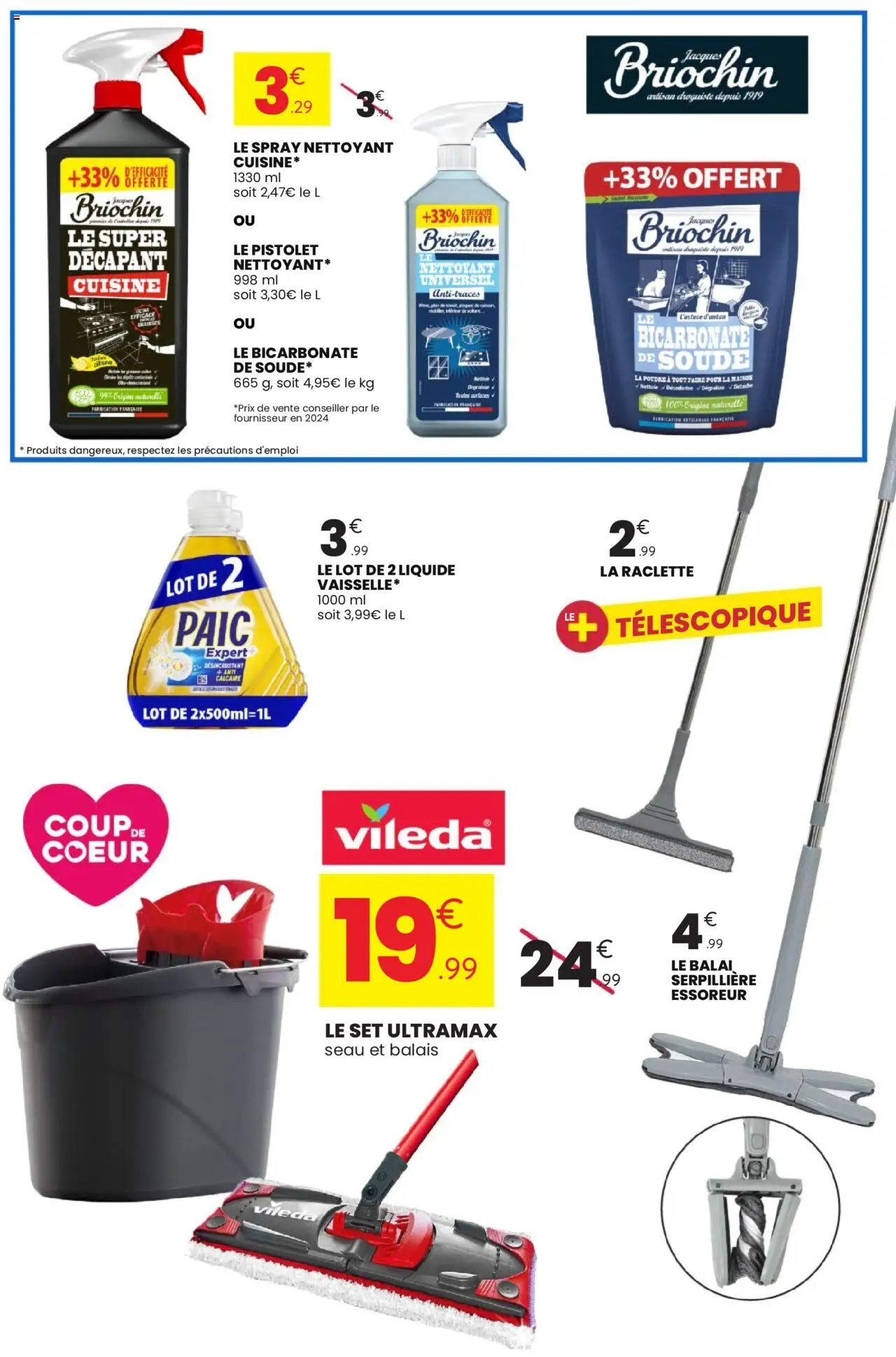  | Page: 20 | Produits: Poudre, Raclette, Balai, Vileda