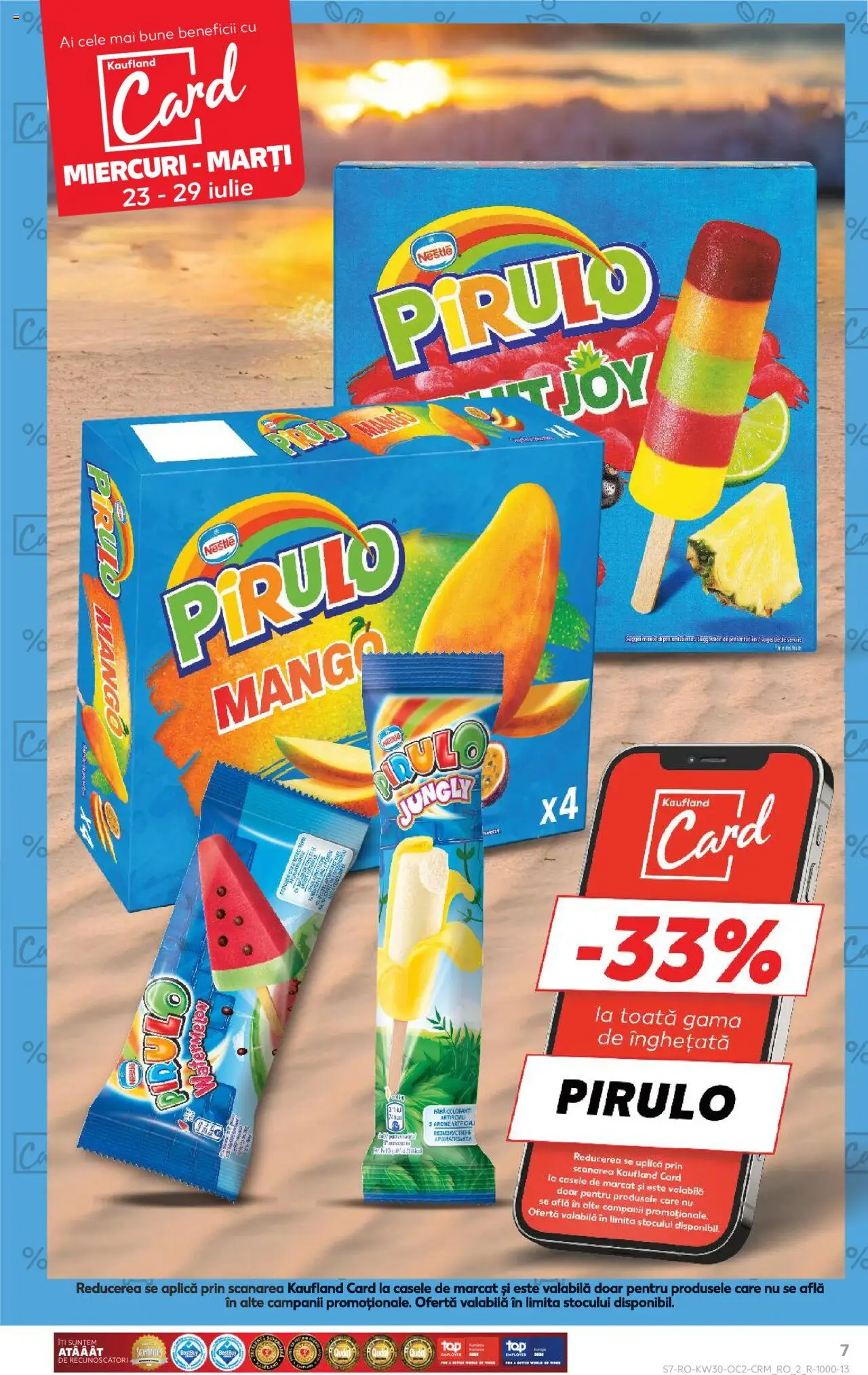 Kaufland RO akciós ujság - amely érvényes a következő dátumtól: 23.07.2025 | Oldal: 7 | Termékek: Mangó