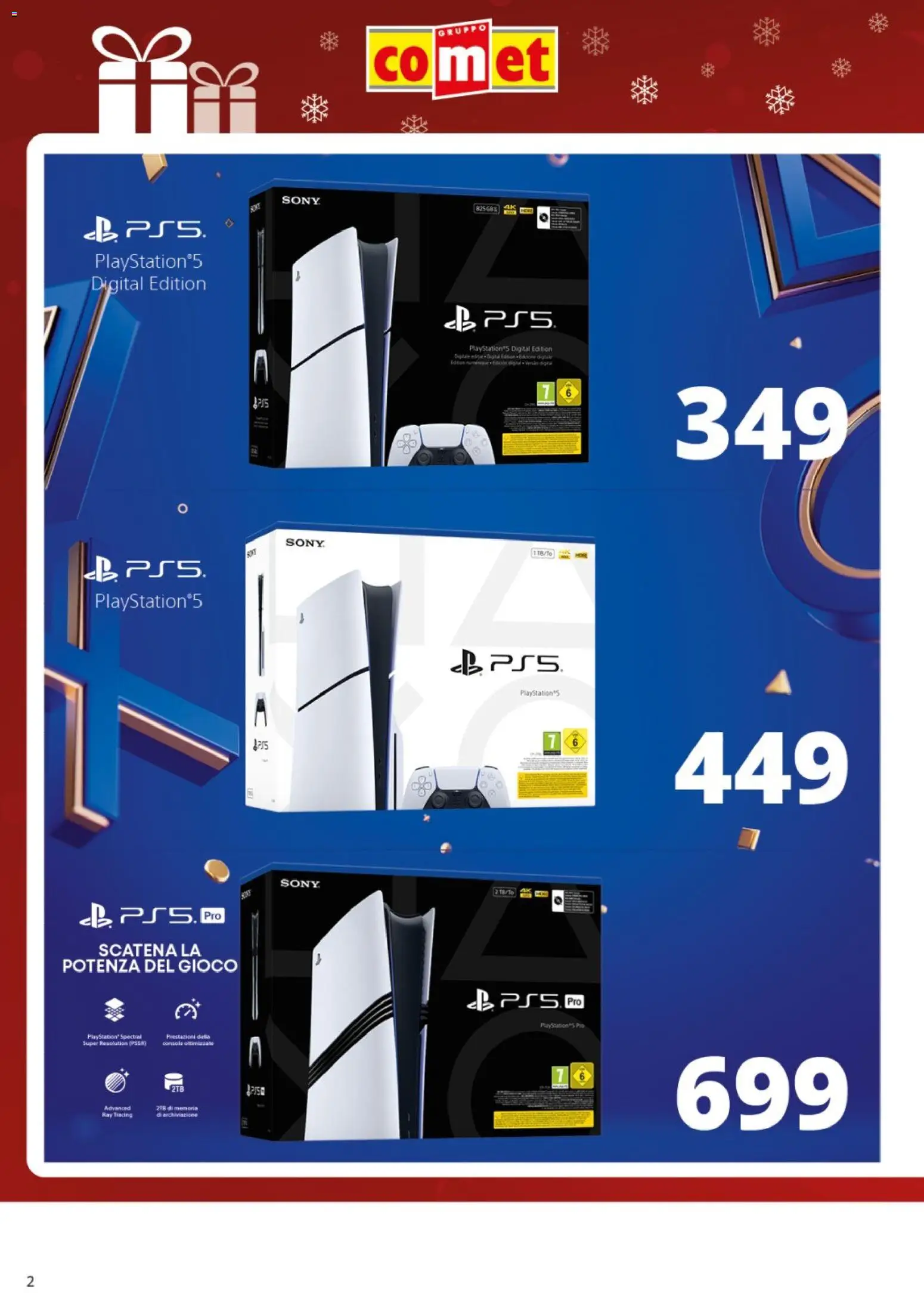 Volantino Comet del 05.12.2025 | Pagina: 2 | Prodotti: Playstation, Gioco