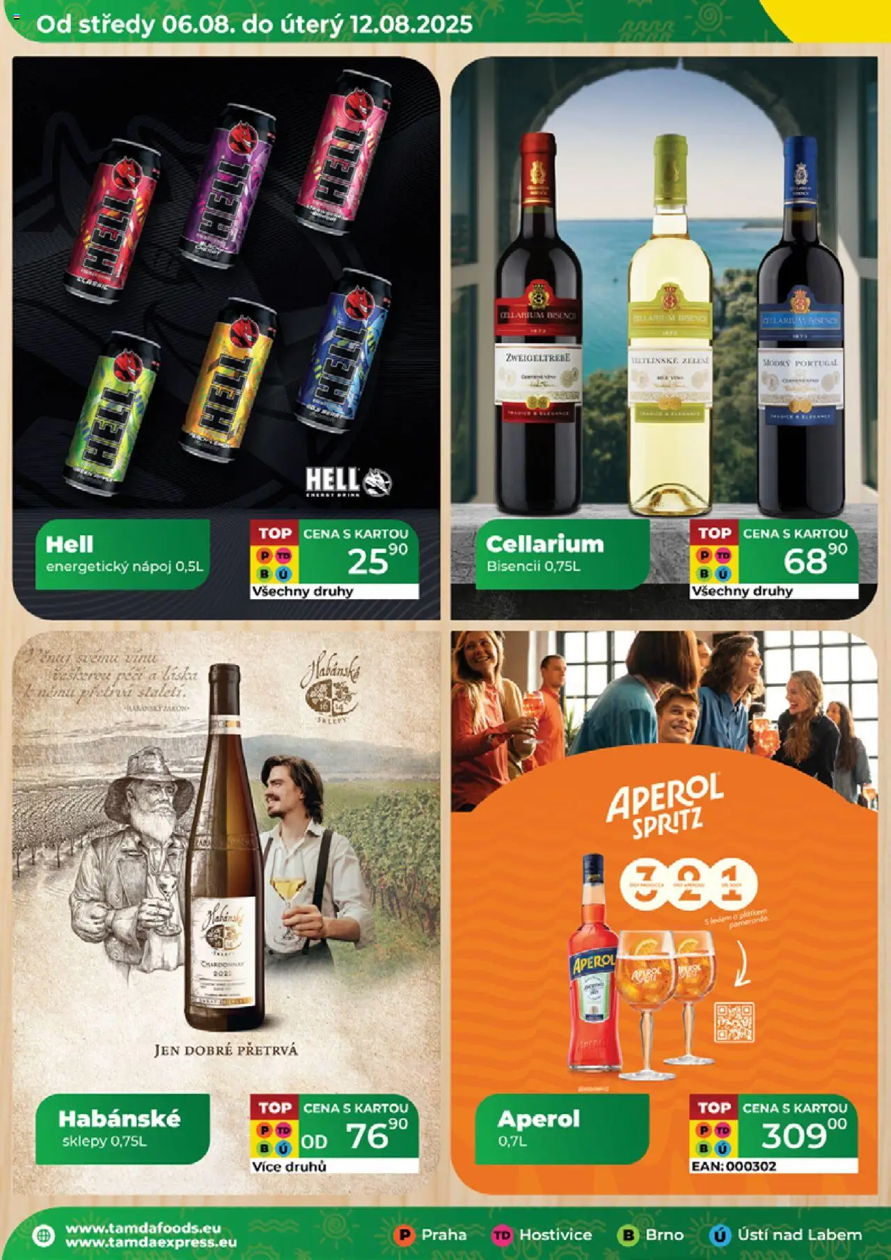 Tamda Foods leták od 06.08.2025 | Strana: 24 | Produkty: Spritz, Energetický nápoj, Aperol