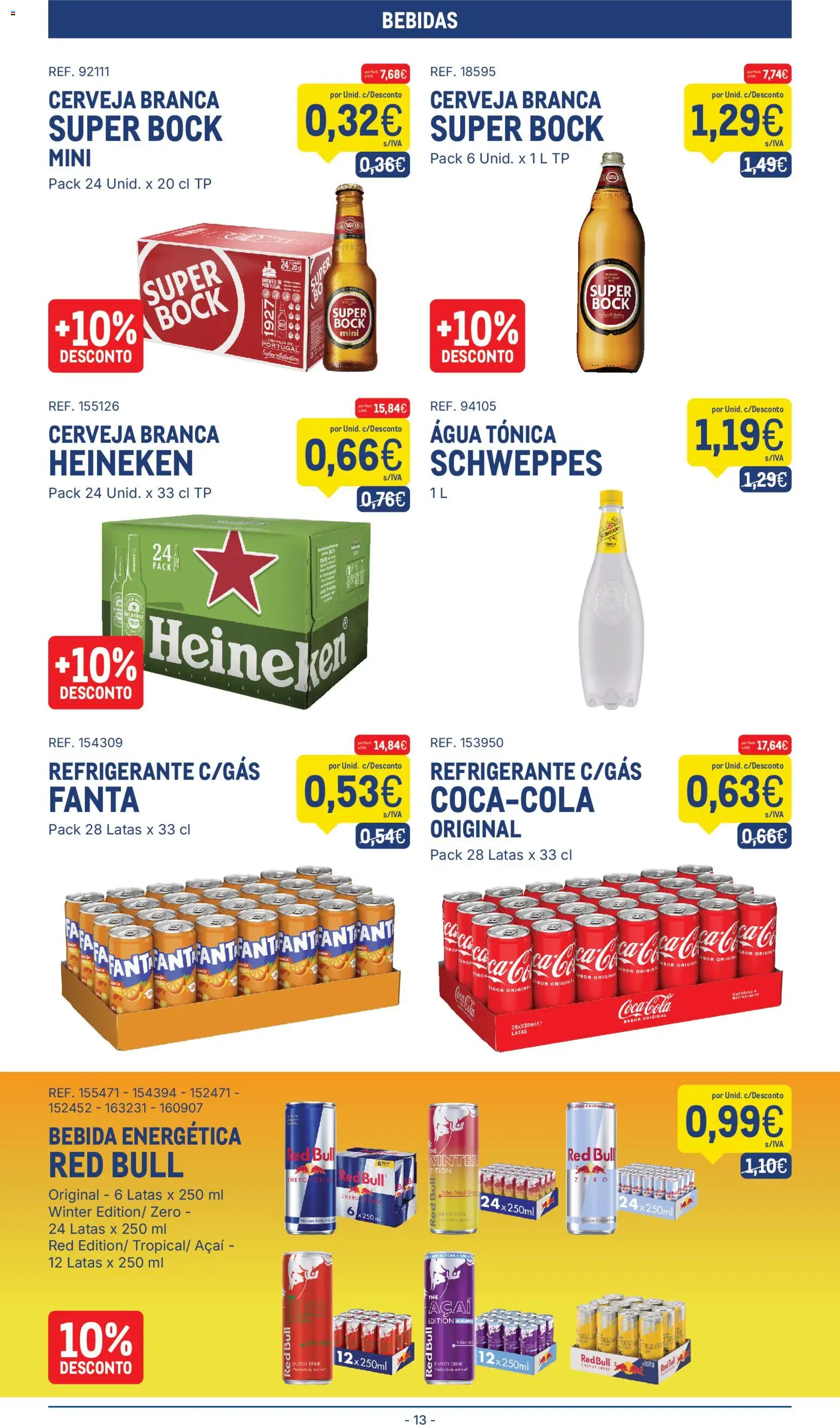 Makro folheto │ válido de 24.03.2026 | Página: 13 | Produtos: Agua, Refrigerante, Fanta, Açai