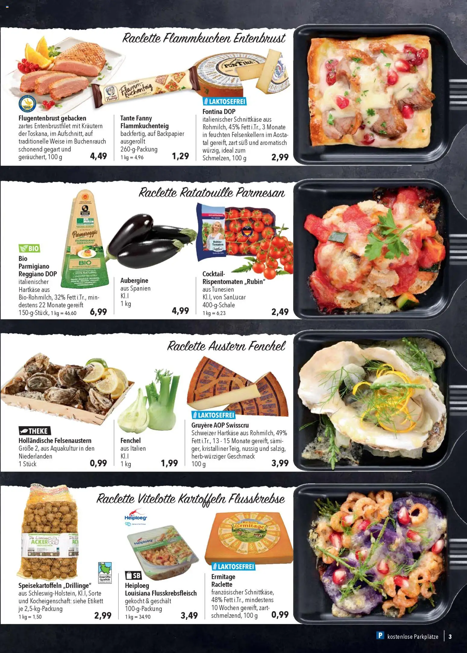 CITTI Markt Prospekt 	 – gültig ab 27.12.2025 | Seite: 3 | Produkte: Theke, Kartoffeln, Aubergine, Raclette