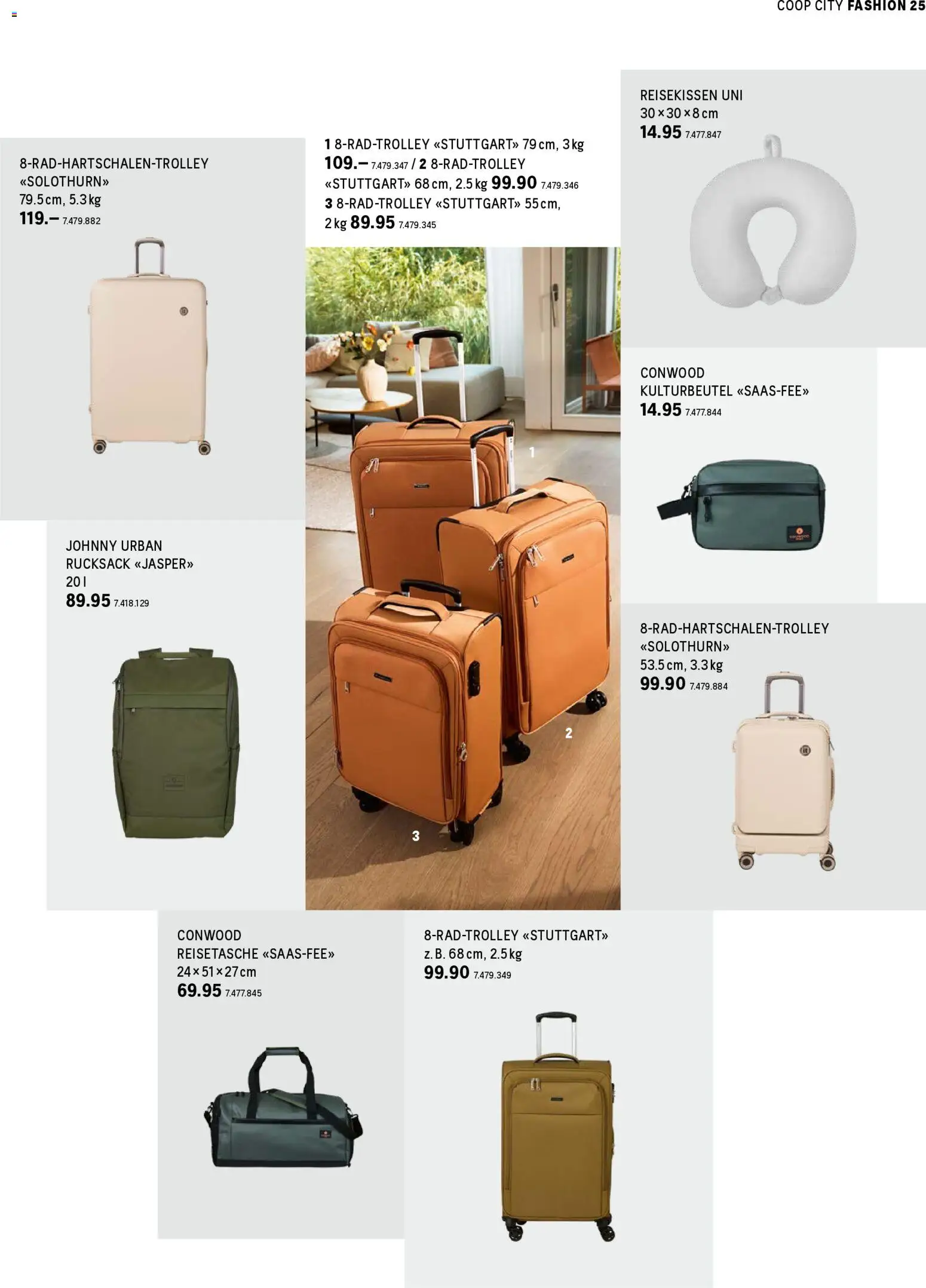 Coop City aktionen Ostern – gültig ab 23.03.2026 | Seite: 25 | Produkte: Rucksack, Reisetasche