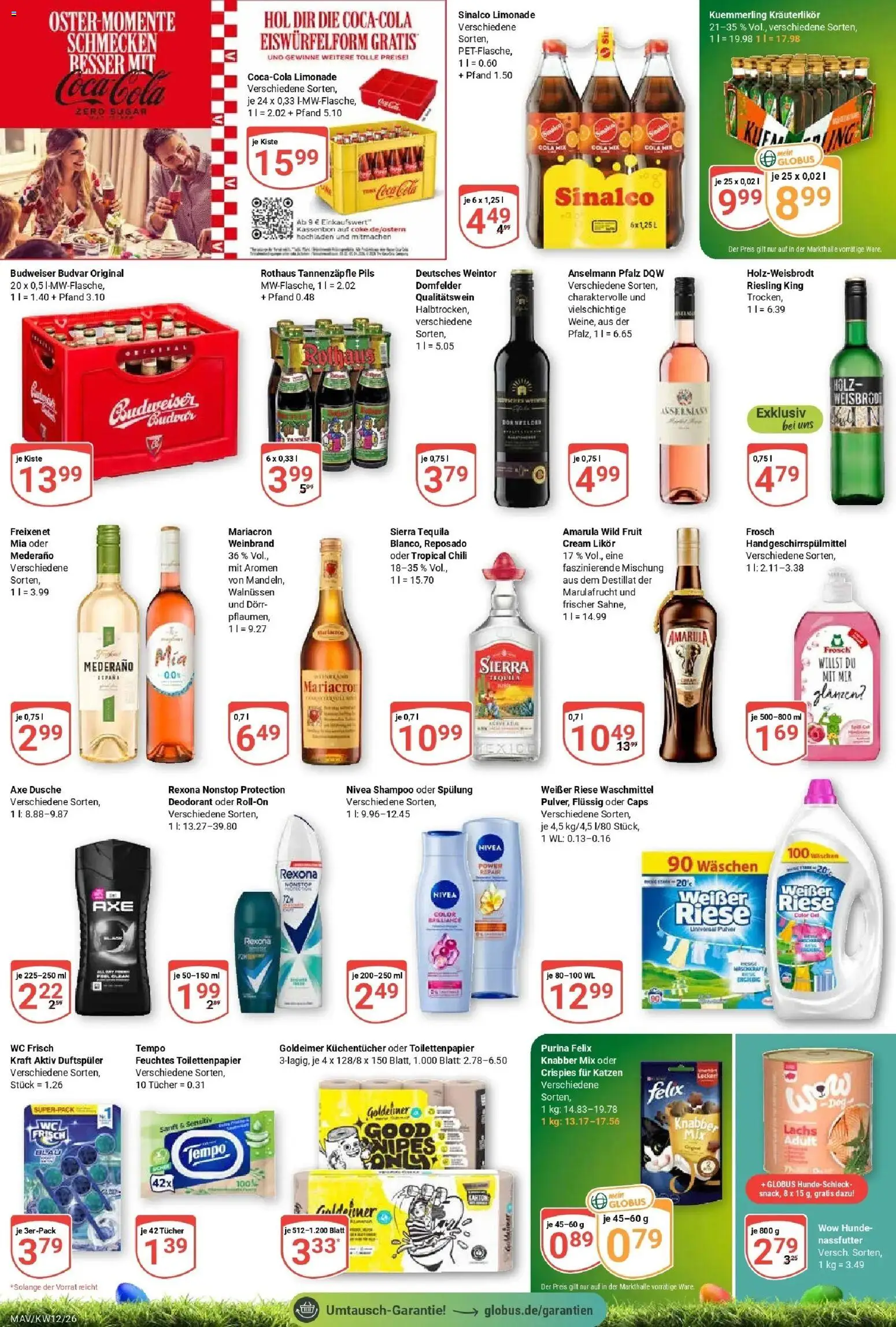 Globus prospekt Mannheim	 – gültig ab 15.03.2026 | Seite: 3 | Produkte: Dusche, Wc frisch, Chili, Budweiser