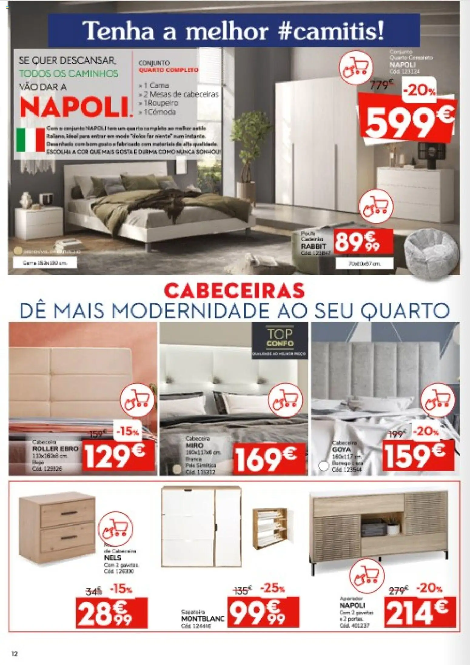 Conforama folheto │ válido de 05.02.2026 | Página: 12 | Produtos: Cama