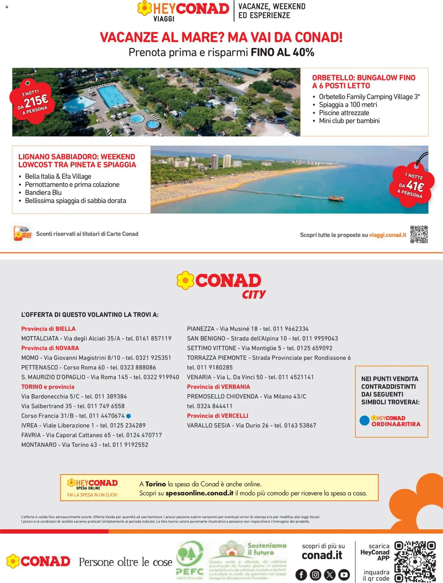 Volantino Conad del 07.01.2026 | Pagina: 20 | Prodotti: Stampa, Letto