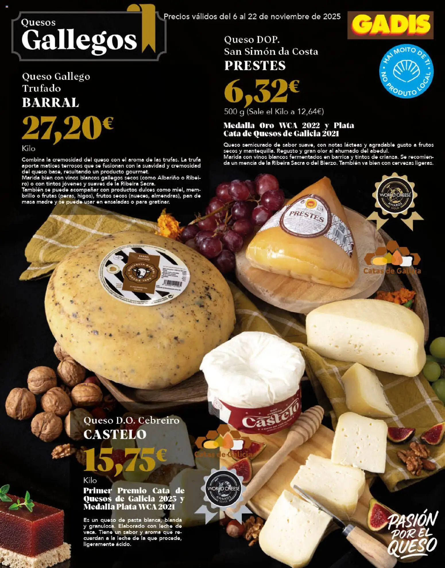 Gadis - folleto │ válido desde el 06.11.2025 | Página: 15 | Productos: Leche, Pan, Pasta, Frutos secos