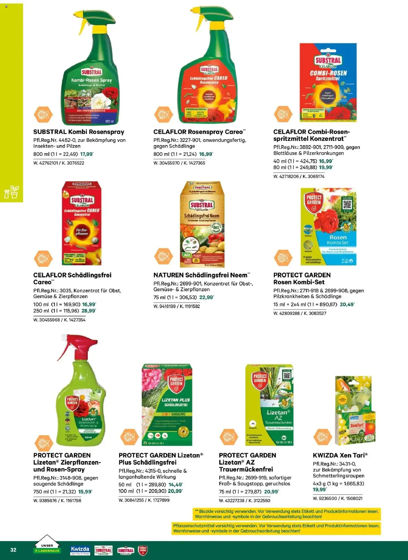 Lagerhaus Garten & Freizeit Katalog 2026 - Innsbruck, Böheimkirchen gültig ab 01.03.2026 | Seite: 32 | Produkte: Gemüse, Obst