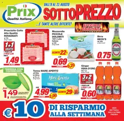 Anteprima del volantino Prix Abano Terme catalogo valido a partire dal 08.08.2025