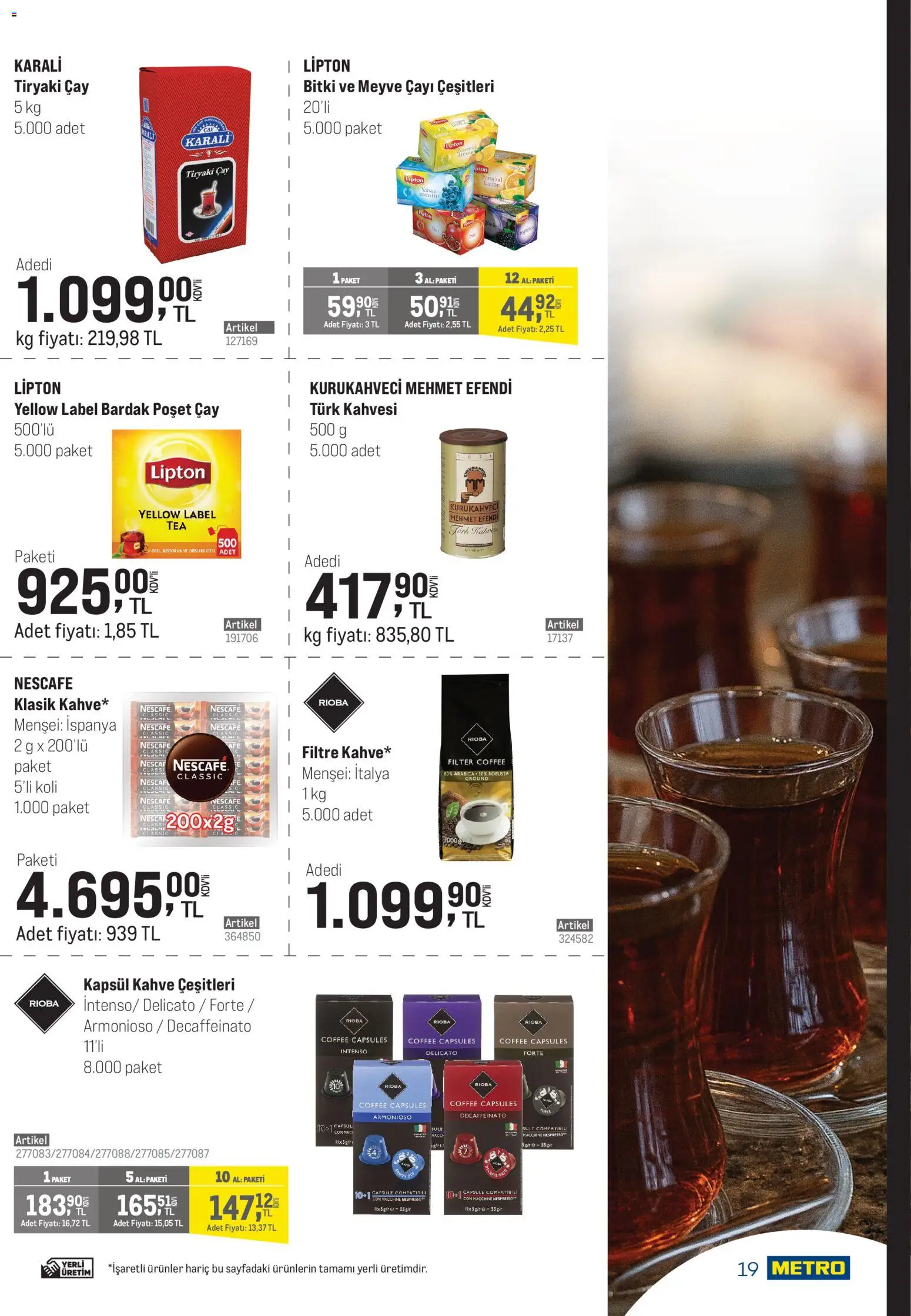 Metro - Şehir Otelleri - 31.12.2025 tarihinden itibaren geçerlidir | Sayfa: 19