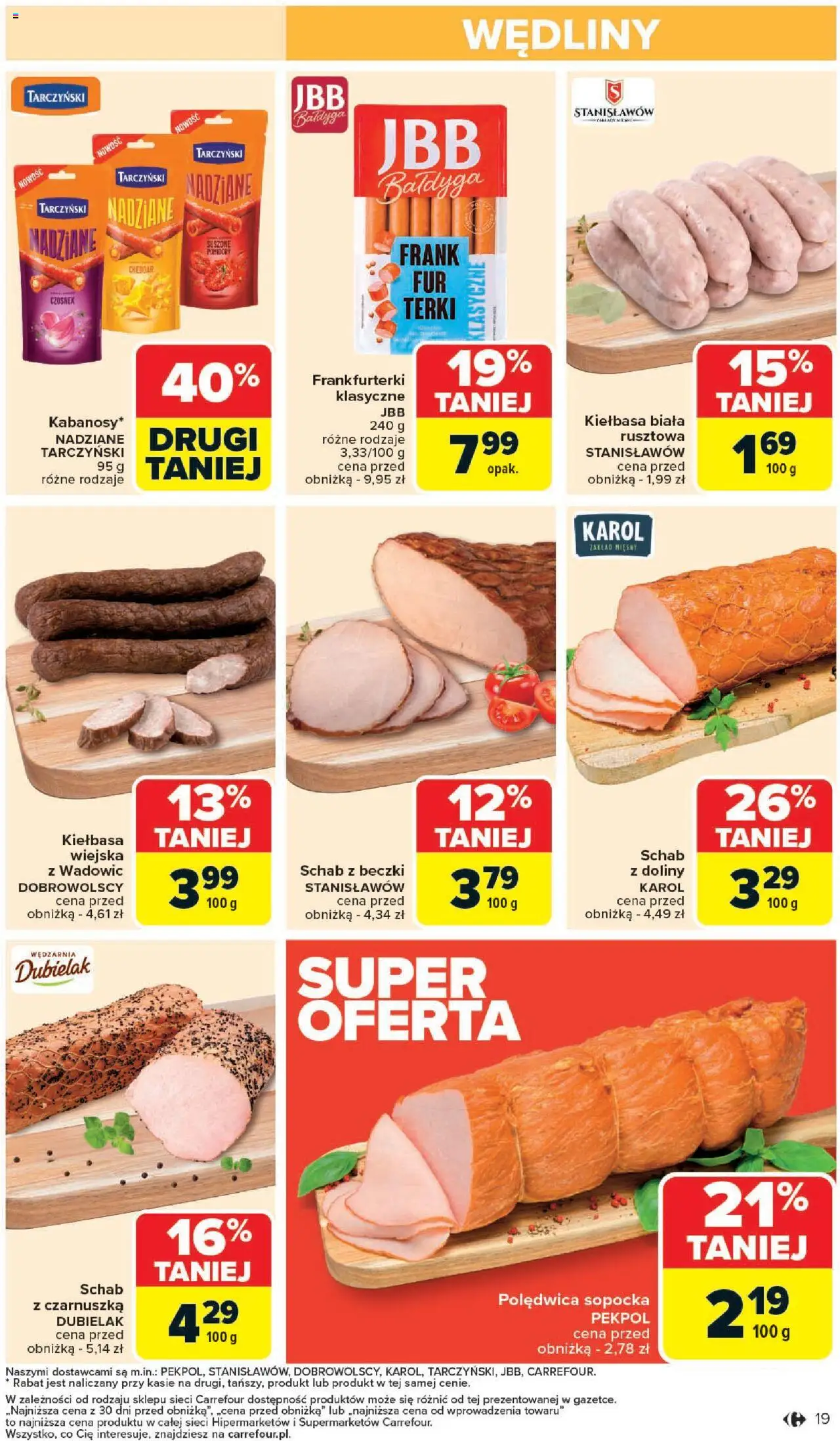 Carrefour Gazetka od 09.06.2025 | Strona: 21 | Produkty: Czosnek, Schab, Czarnuszka, Cheddar