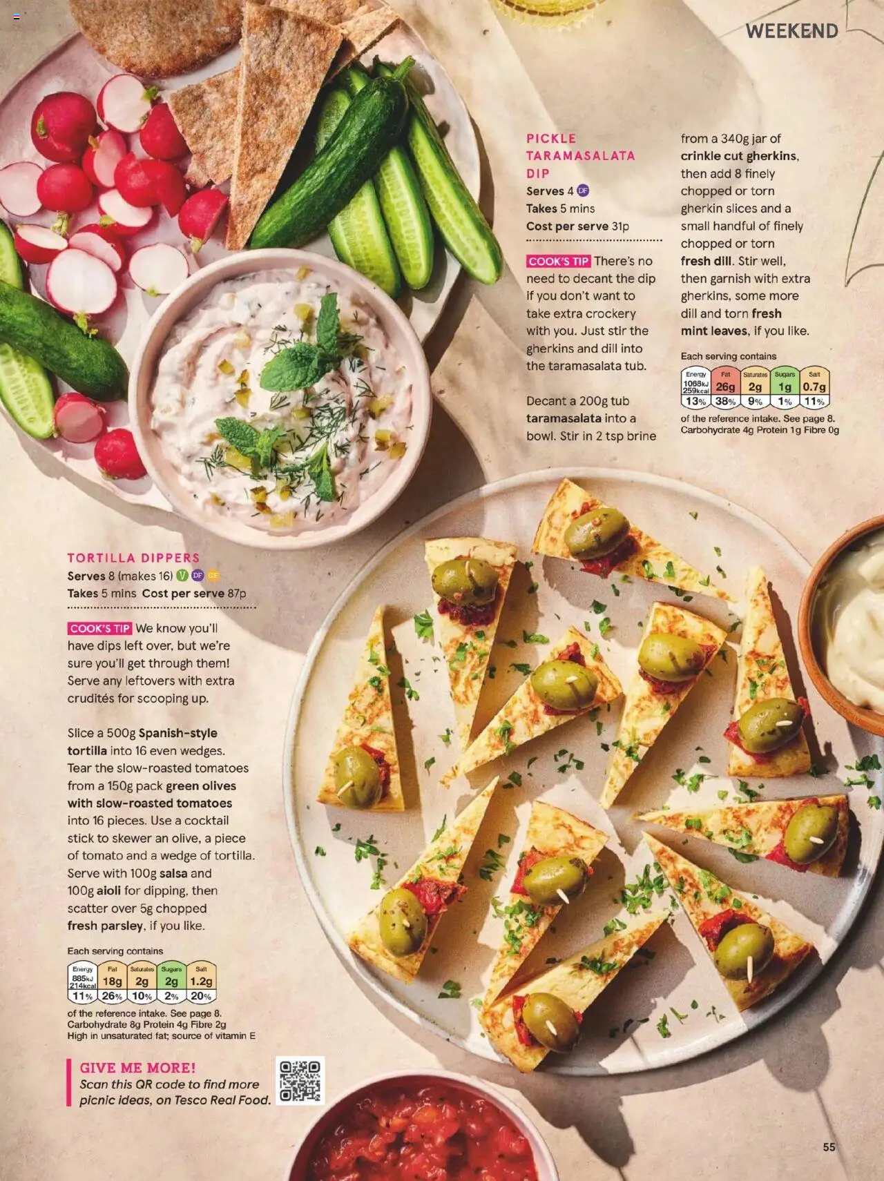  | Page: 55 | Products: Tortilla, Mint, Tomatoes