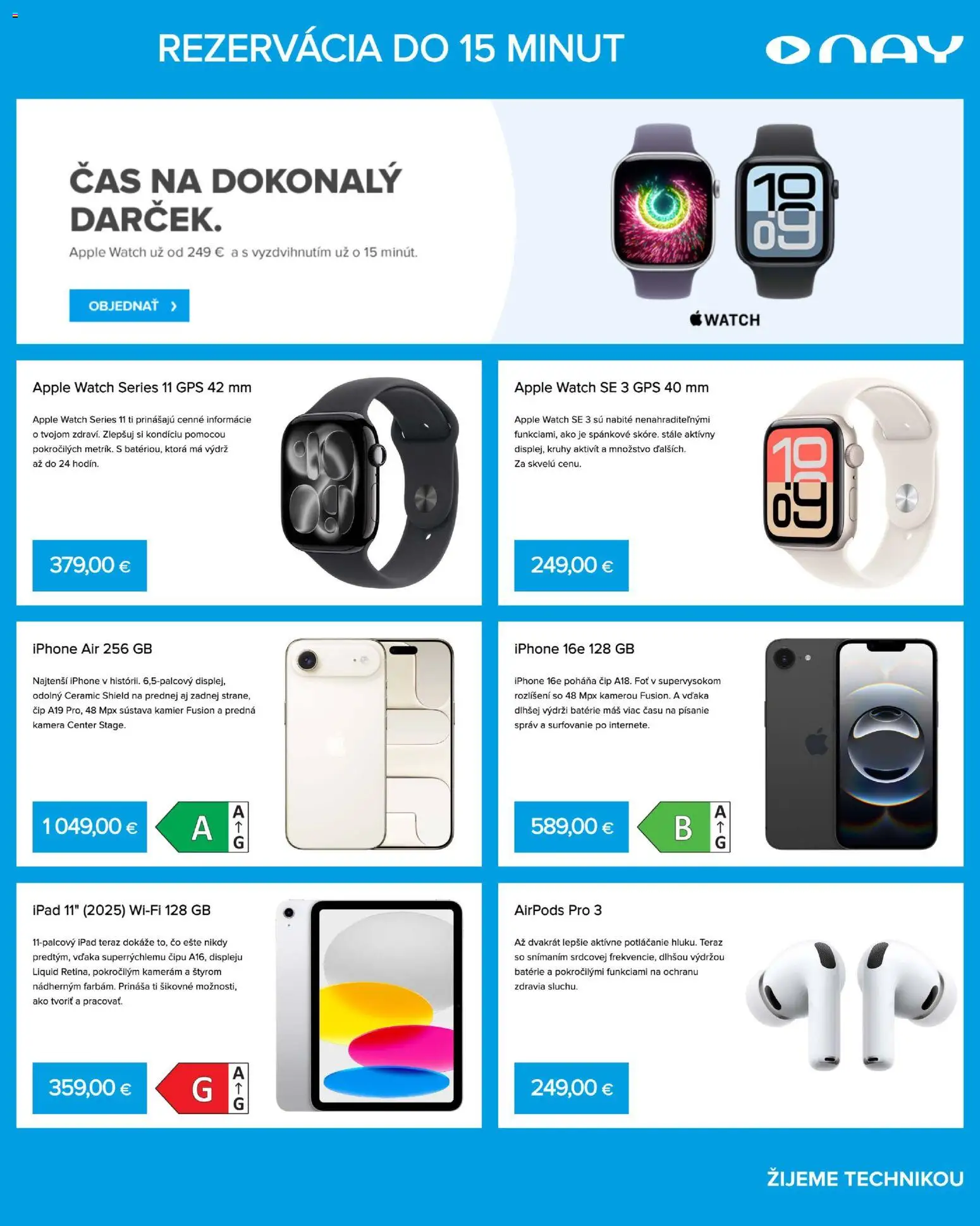 Nové NAY Elektrodom akcie – leták je platný od 12.01.2026 | Strana: 5 | Produkty: Gps, Airpods pro, Airpods, Watch