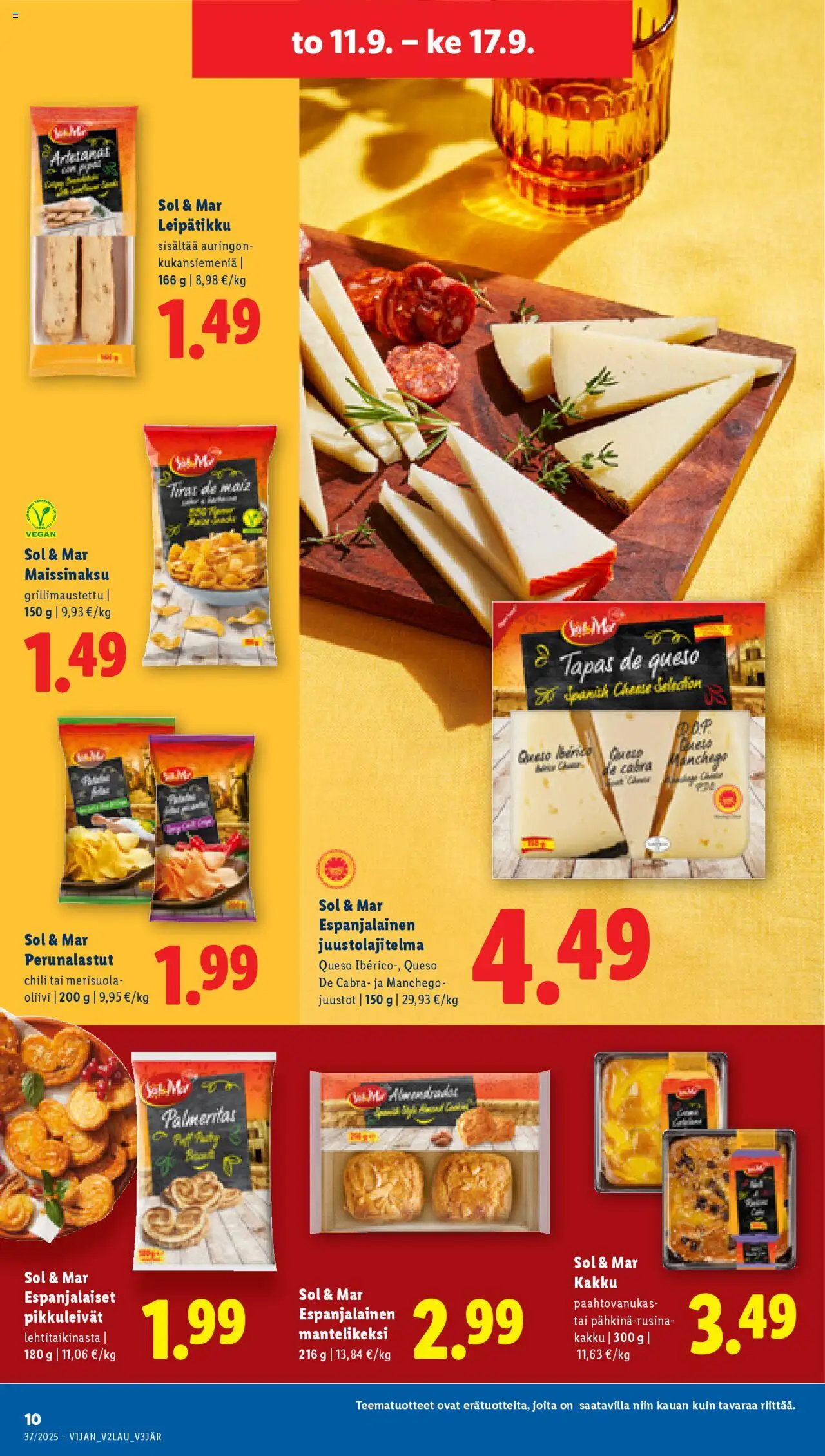 Lidl tarjoukset - Rovaniemi – voimassa 11.09.2025 alkaen | Sivu: 12 | Tuotteet: Pampers, Chili, Pikkuleivät