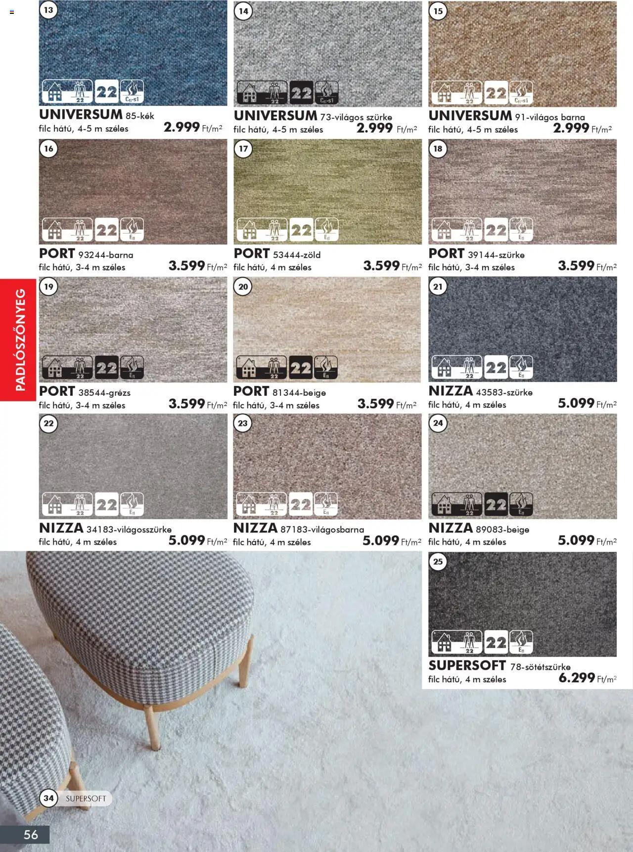 Diego akciós ujság - amely érvényes a következő dátumtól: 02.10.2025 | Oldal: 56 | Termékek: Padlószőnyeg