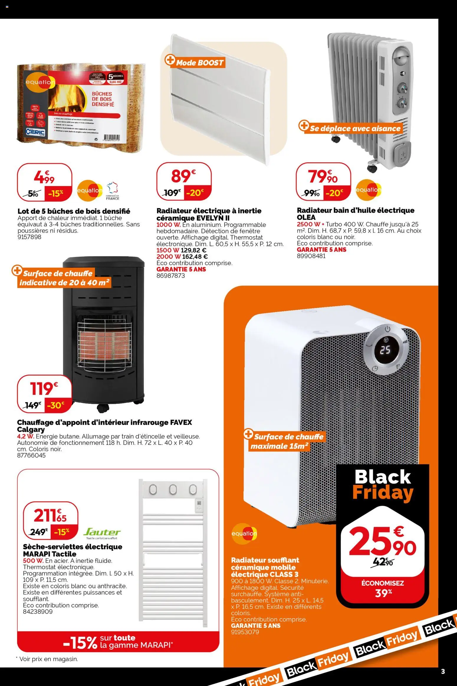 {H1} | Page: 3 | Produits: Bois de chauffage, Chauffage d’appoint, Radiateur