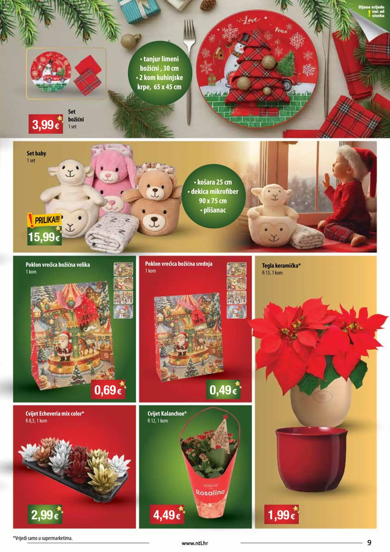 NTL katalog | vrijedi od 03.12.2025 | Stranica: 9 | Proizvodi: Košara, Poklon vrećica
