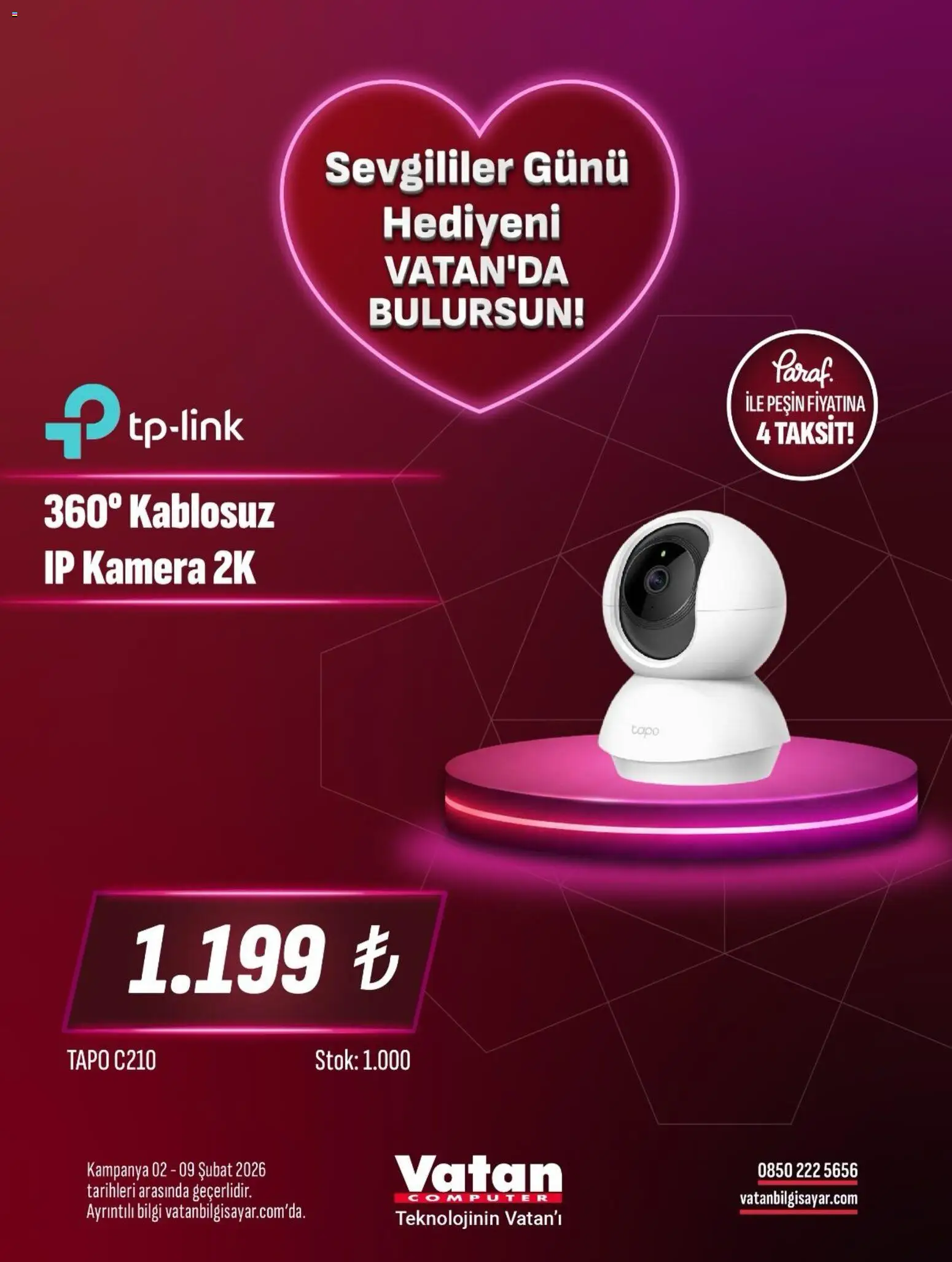 Vatan Bilgisayar İndirim - 02.02.2026 tarihinden itibaren geçerlidir | Sayfa: 5 | Ürünler: Kamera