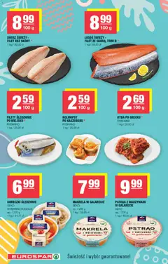 Pogląd oferty "Spar gazetka - Eurospar" - ważna od 30.03.2026 | Strona: 6 | Produkty: Pstrąg, Dorsz, Makrela, Ryba
