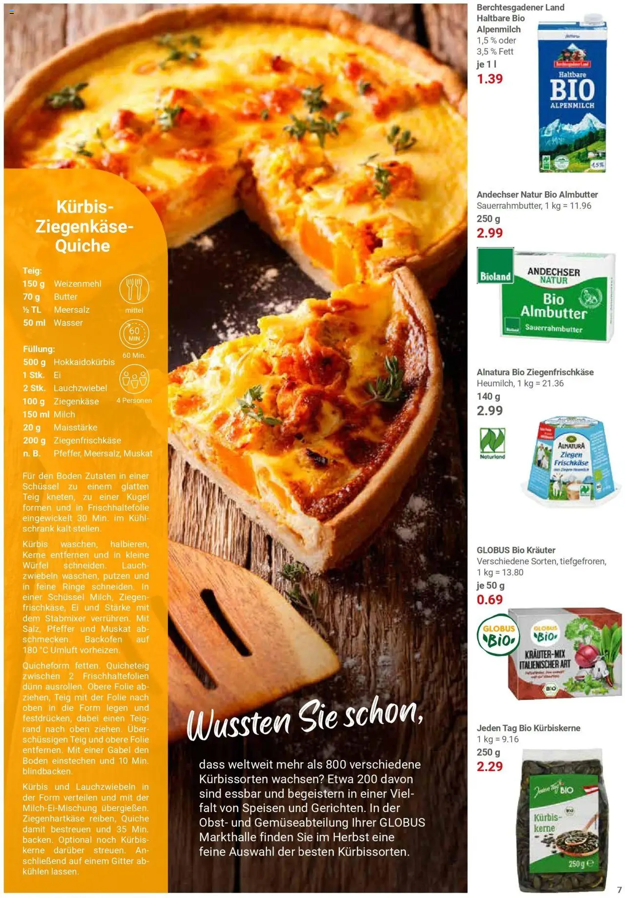 Globus prospekt Homburg-Einöd	 – gültig ab 25.08.2025 | Seite: 7 | Produkte: Butter, Schrank, Weizenmehl, Zwiebeln