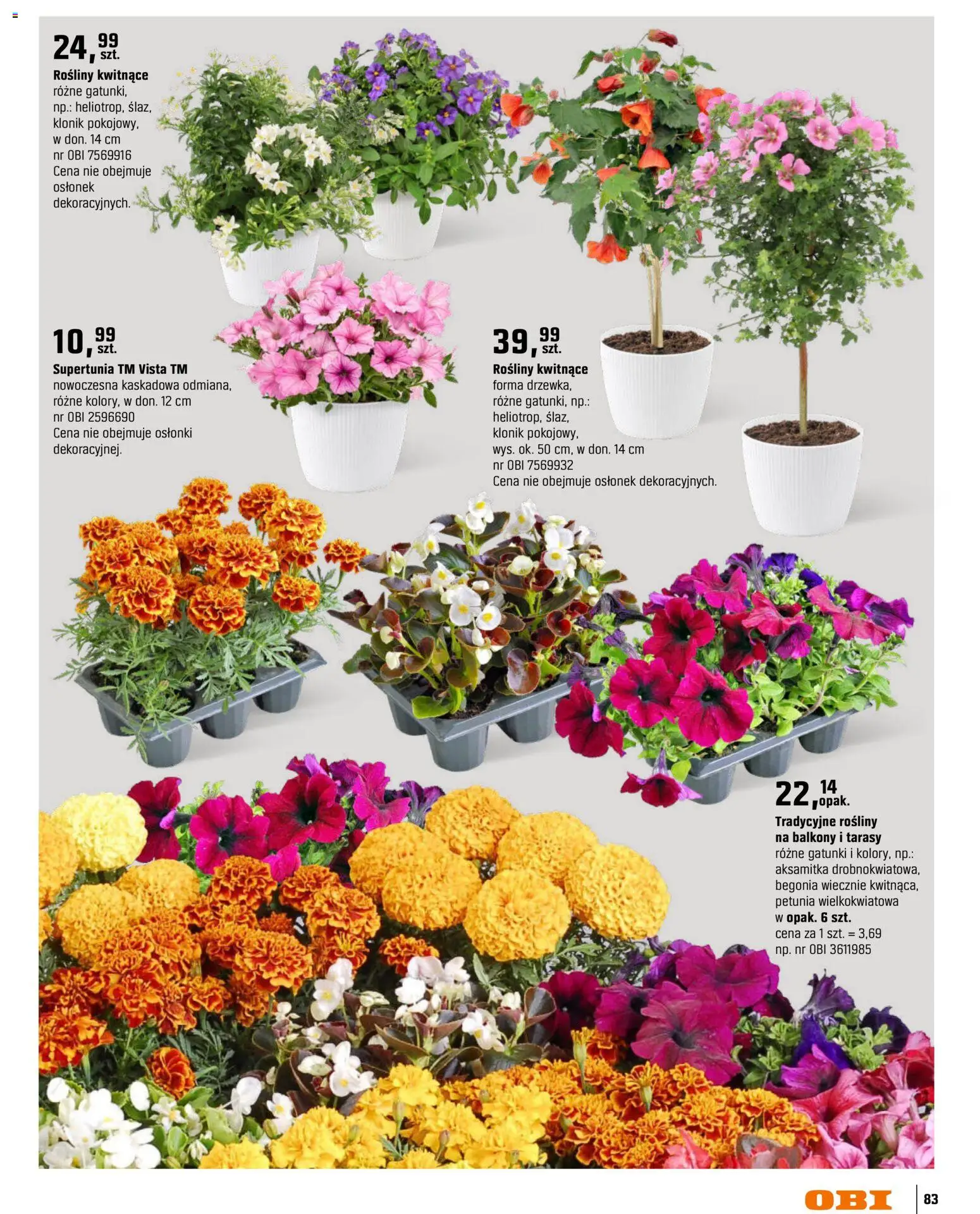OBI gazetka - Ogród od 11.03.2026 | Strona: 83 | Produkty: Rosliny