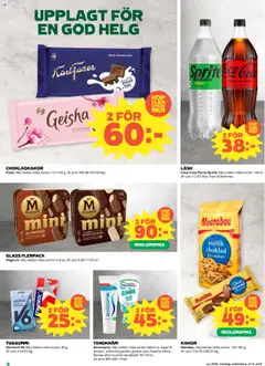 Coop reklamblad aktuell från 15.09.2025 | Sida: 6 | Produkter: Coca cola zero, Galler, Coca cola, Glass