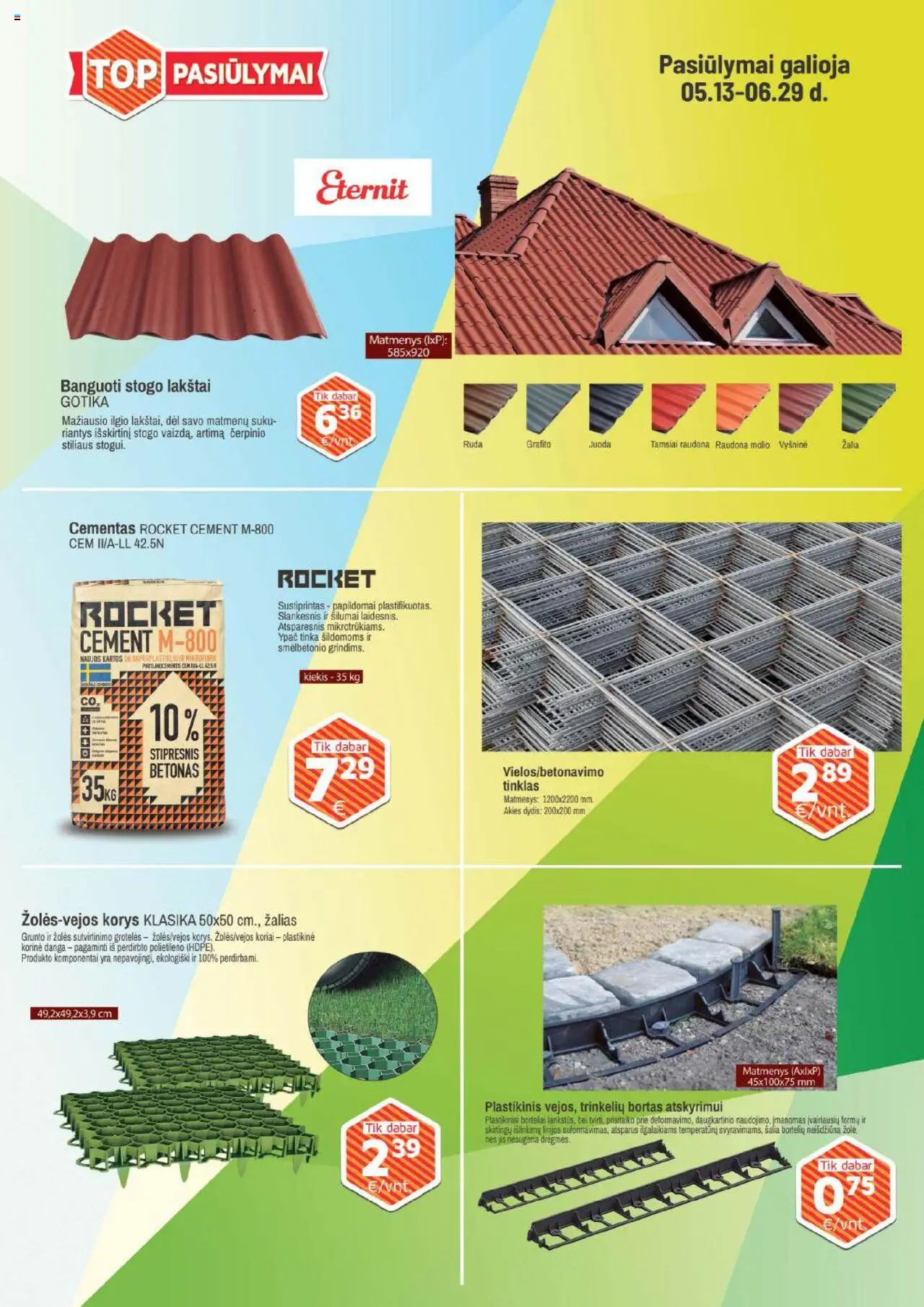 BIKUVA leidinys│galioja nuo 13.05.2025 | Puslapis: 2 | Prekių: Grotelės