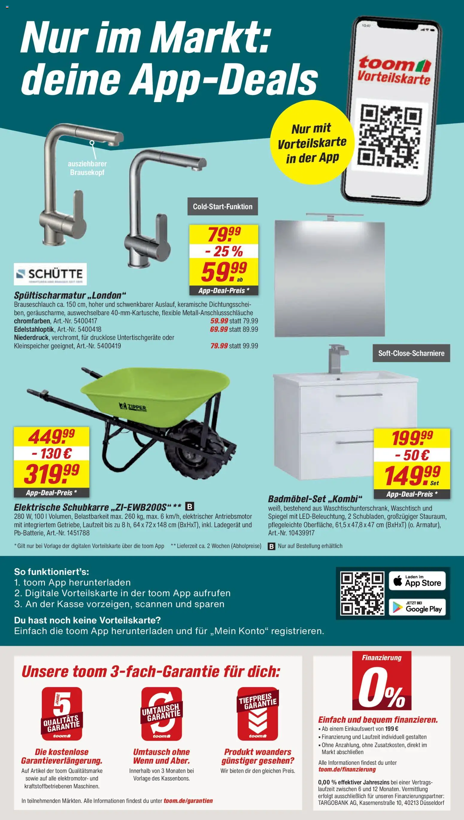 Toom Baumarkt Prospekt 	 | 04.04.2026 | Wie erhält man einen begrenzten Rabatt? | Deutschland