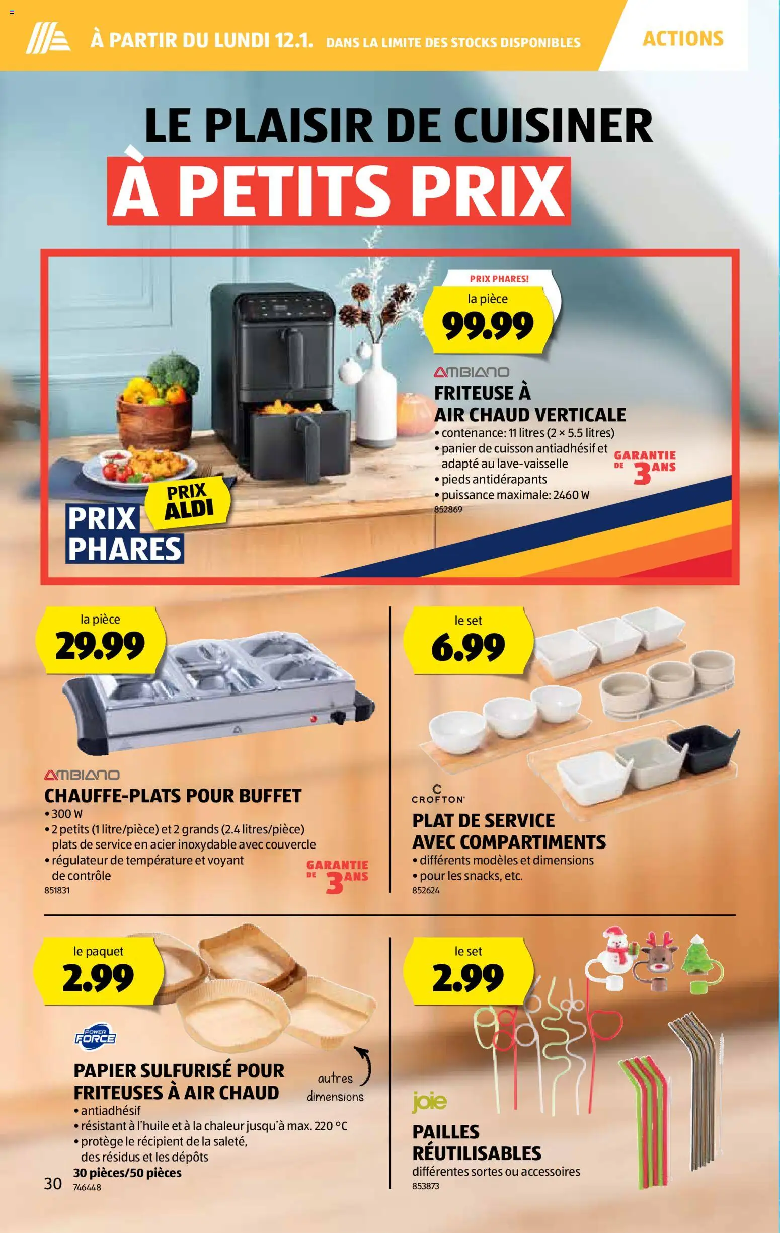 Aldi Aktionen FR – gültig ab 08.01.2026 | Seite: 31 | Produkte: Friteuse