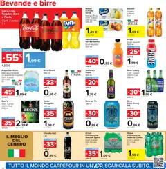 Anteprima del volantino Carrefour volantino Market - Tivoli valido a partire dal 24.03.2026 | Pagina: 24 | Prodotti: Birra, Chinotto, Acqua, Birra Moretti