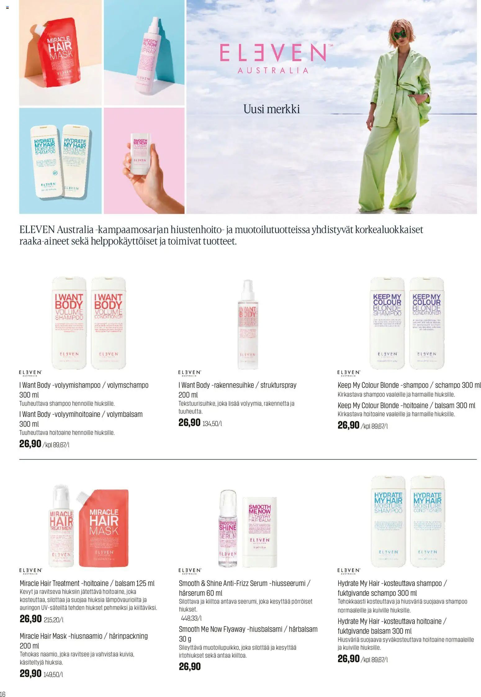 Sokos tarjoukset – voimassa 26.01.2026 alkaen | Sivu: 16 | Tuotteet: Shampoo, Hoitoaine, Hiusnaamio