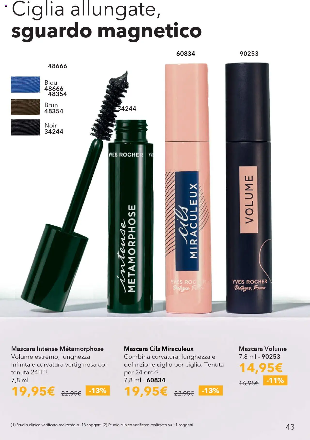Volantino Yves Rocher del 31.07.2025 | Pagina: 43 | Prodotti: Mascara