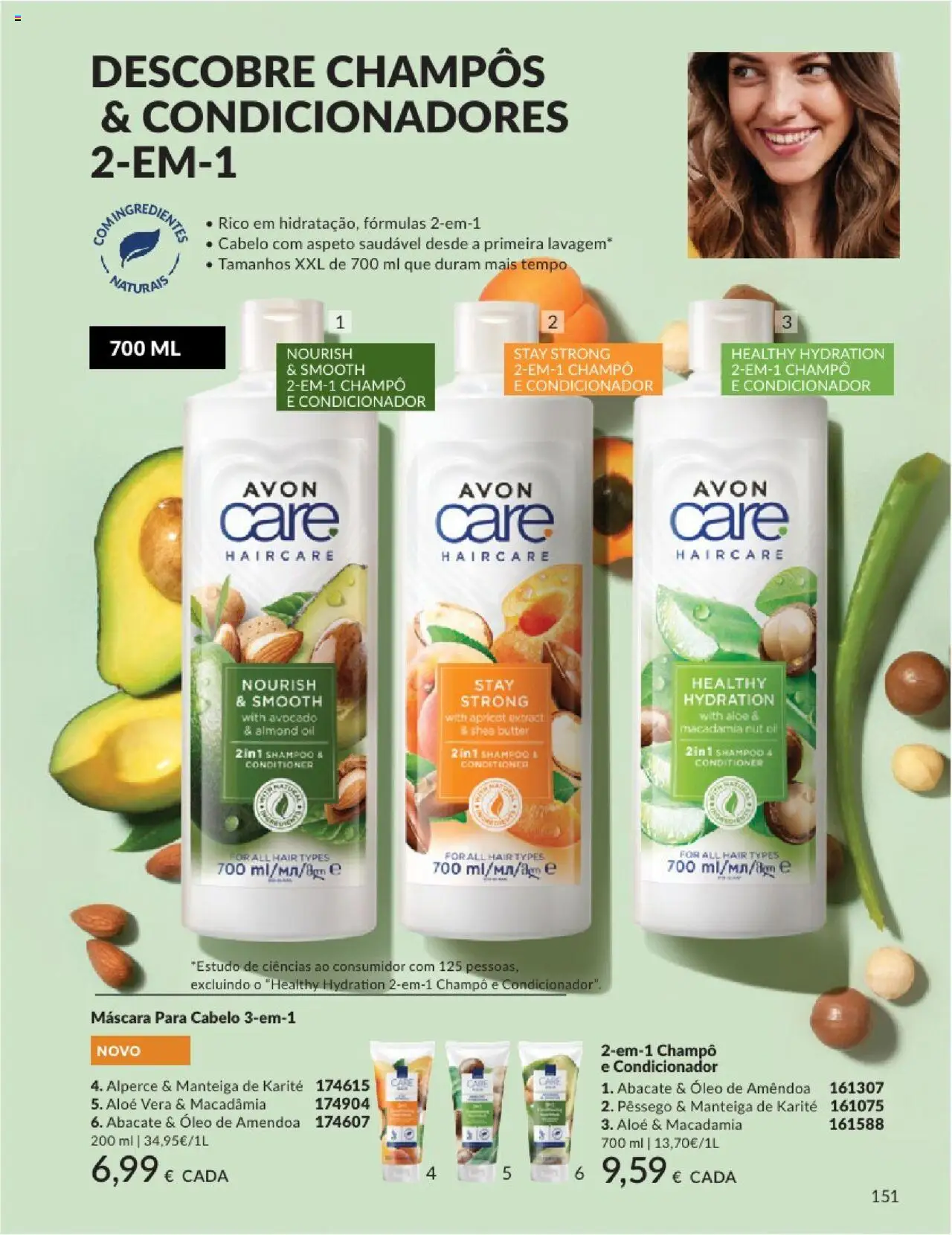 Catálogo Avon Campanha 8 │ válido de 01.08.2025 | Página: 151 | Produtos: Condicionador, Manteiga, Óleo, Abacate