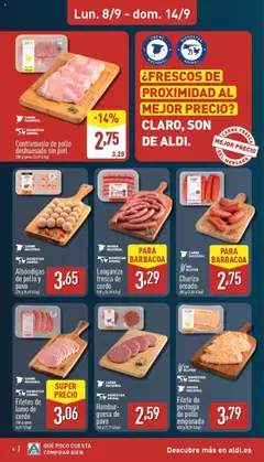 Longaniza fresca de cerdo, Fresh pork sausage. 550 g │ válido desde el 08.09.2025 | Página: 6