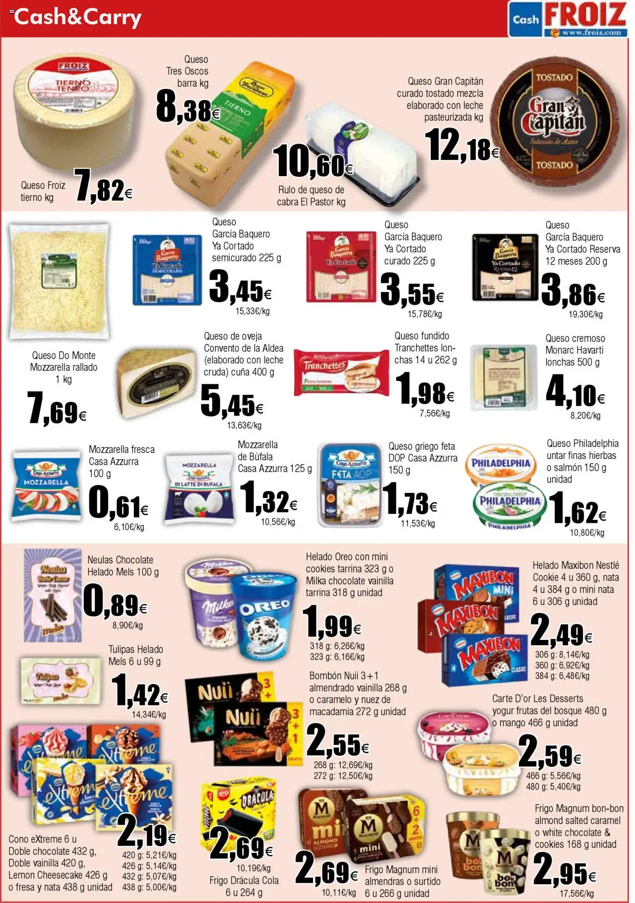Froiz - Folleto Cash │ válido desde el 12.06.2025 | Página: 11 | Productos: Leche, Chocolate, Helado, Ρούτερ