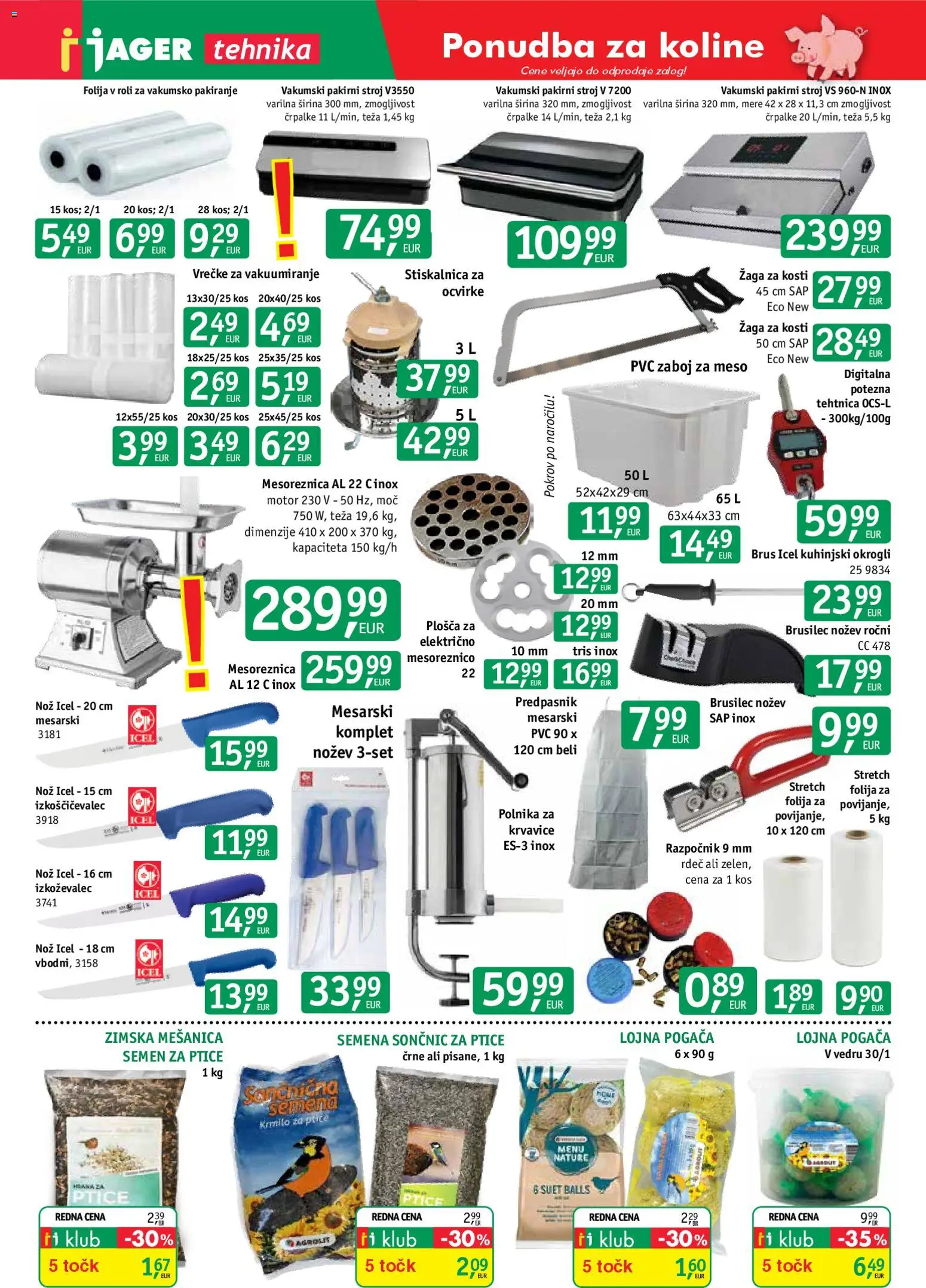 Novi Jager katalog ponudbe – veljaven od 05.11.2025 | Stran: 9