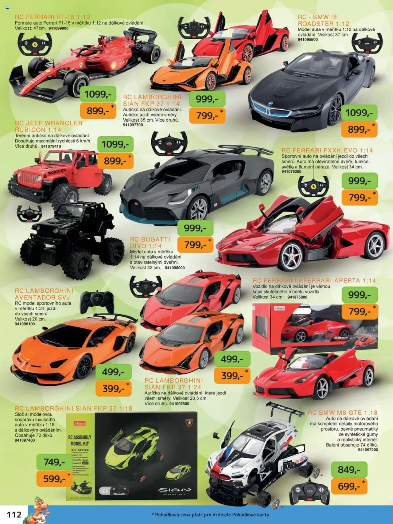Dráčik leták od 03.10.2025 | Strana: 112 | Produkty: Bugatti, Auto na dálkové ovládání, Karty