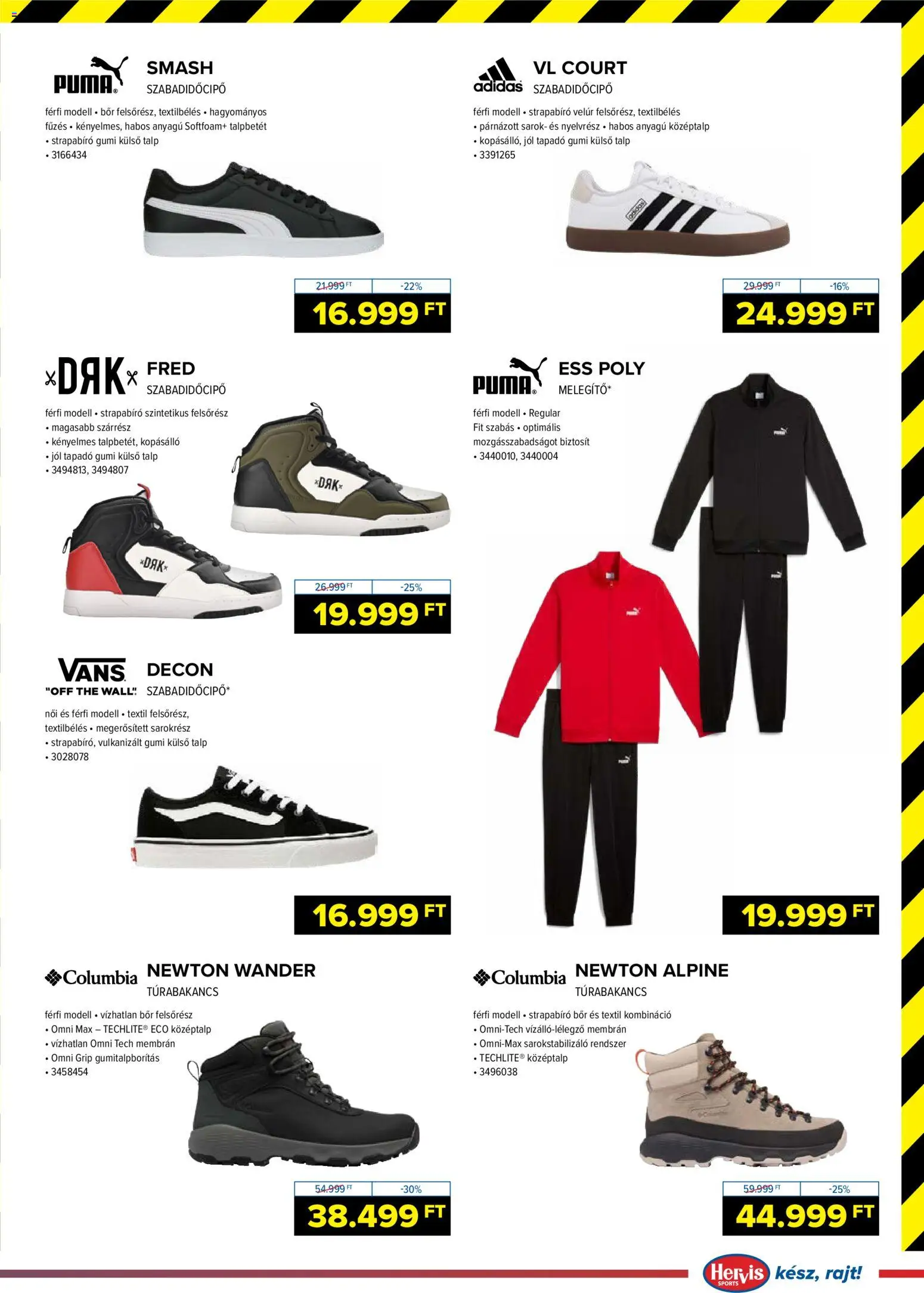 Hervis Sports akciós ujság - amely érvényes a következő dátumtól: 16.12.2025 | Oldal: 9 | Termékek: Bor